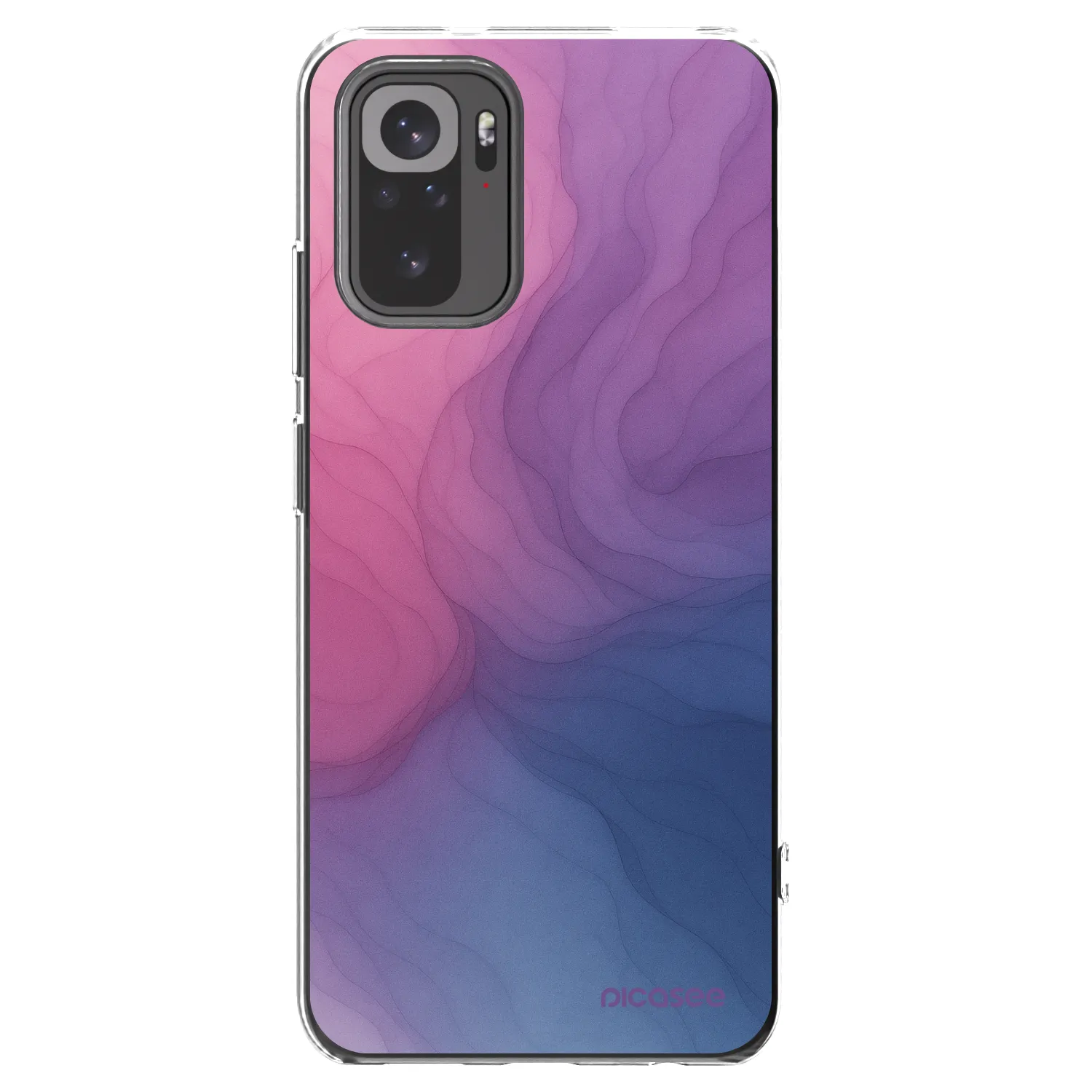 Picasee Xiaomi Redmi Note 10S Hülle - Transparentes Silikon - Silk