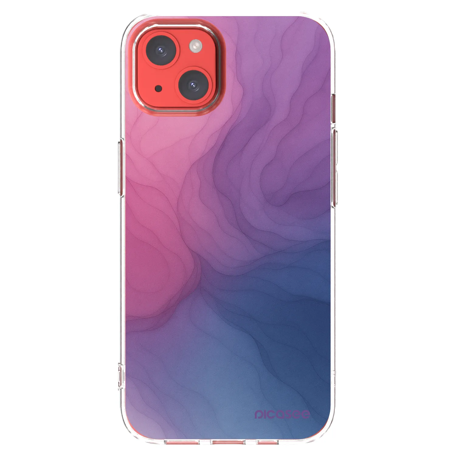 Picasee Apple iPhone 13 Hülle - Transparentes Silikon - Silk