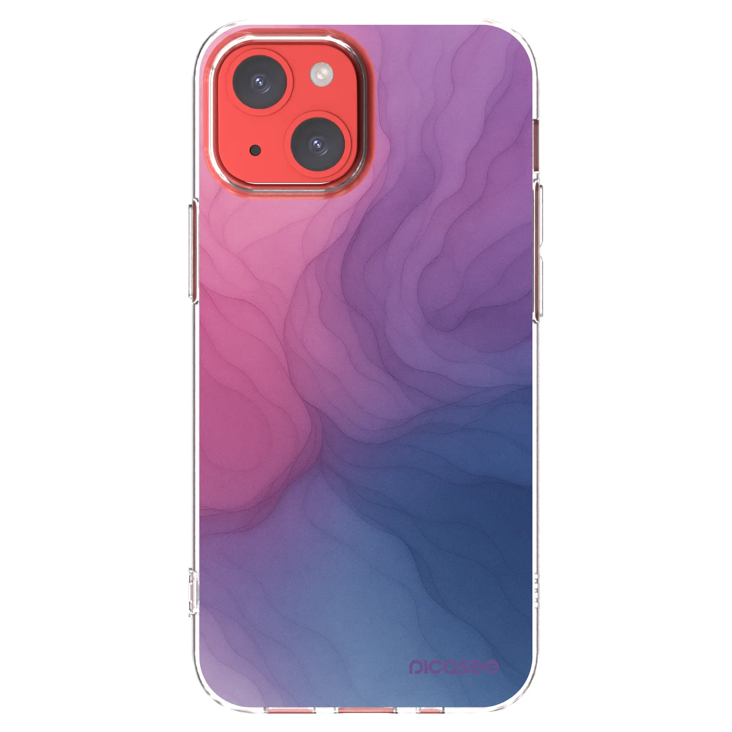 Picasee Apple iPhone 13 mini Hülle - Transparentes Silikon - Silk