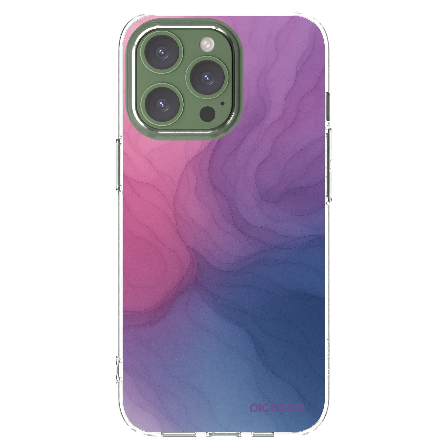 Picasee Apple iPhone 13 Pro Hülle - Transparentes Silikon - Silk