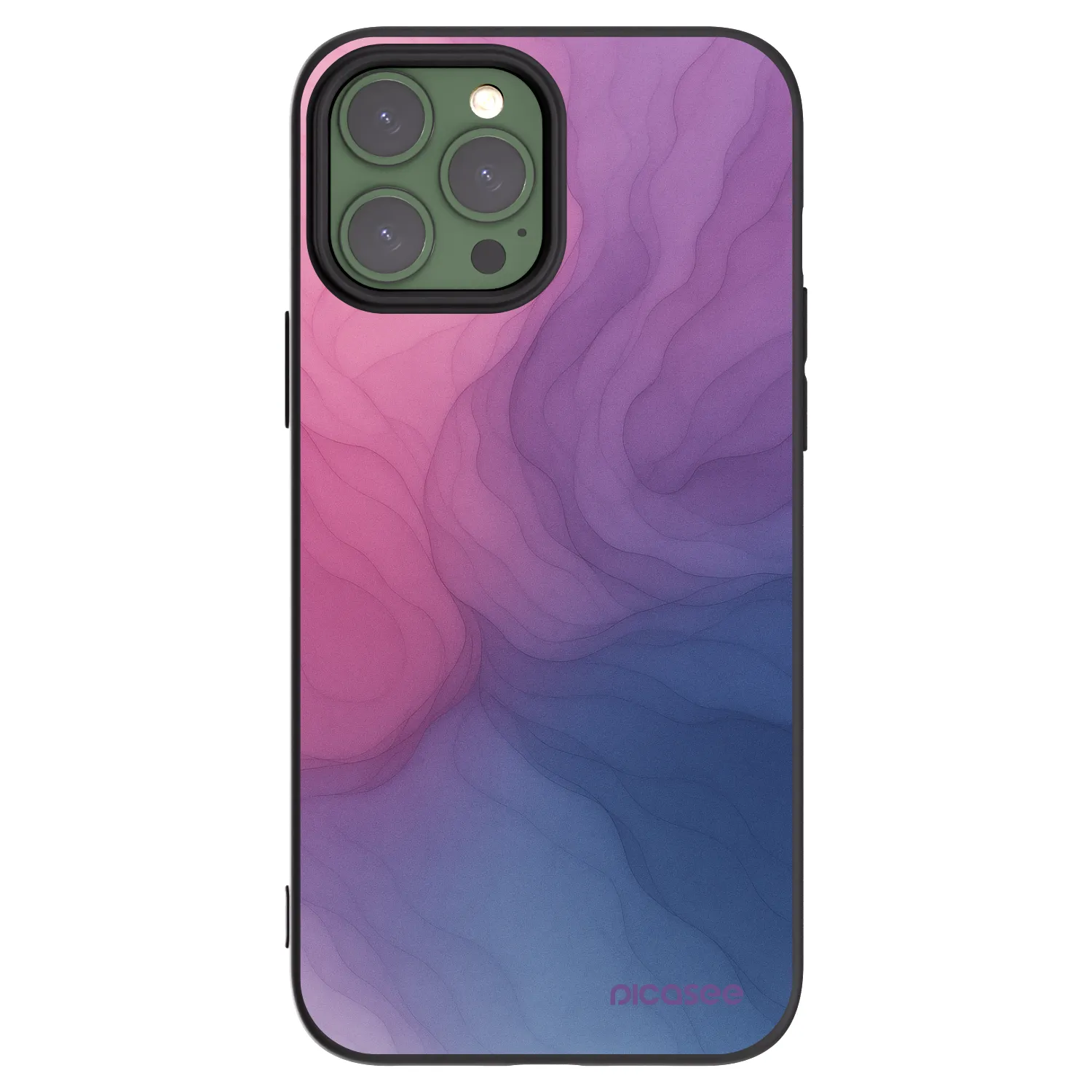 Picasee Apple iPhone 13 Pro Max Hülle - Schwarzes Silikon - Silk