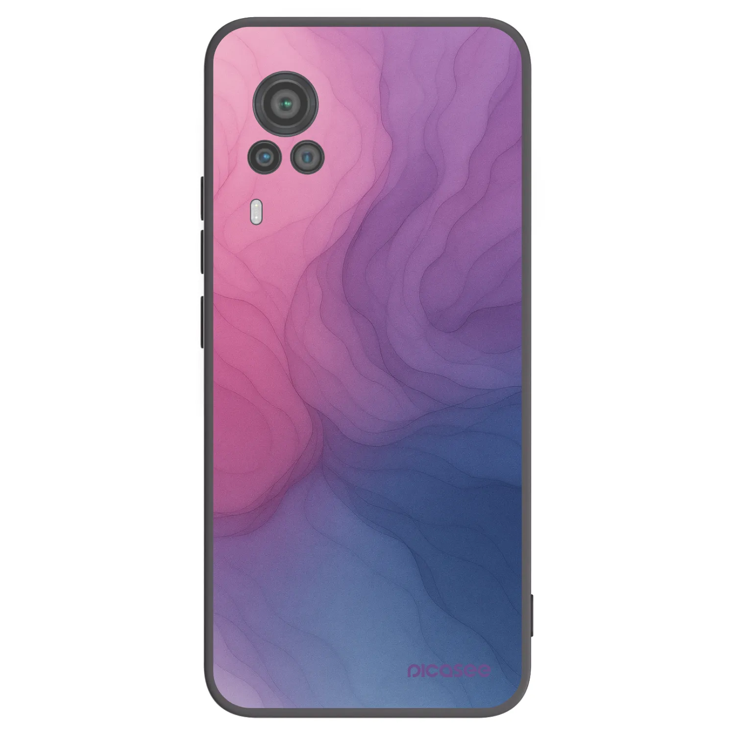 Picasee Vivo X60 Pro 5G Hülle - Schwarzes Silikon - Silk