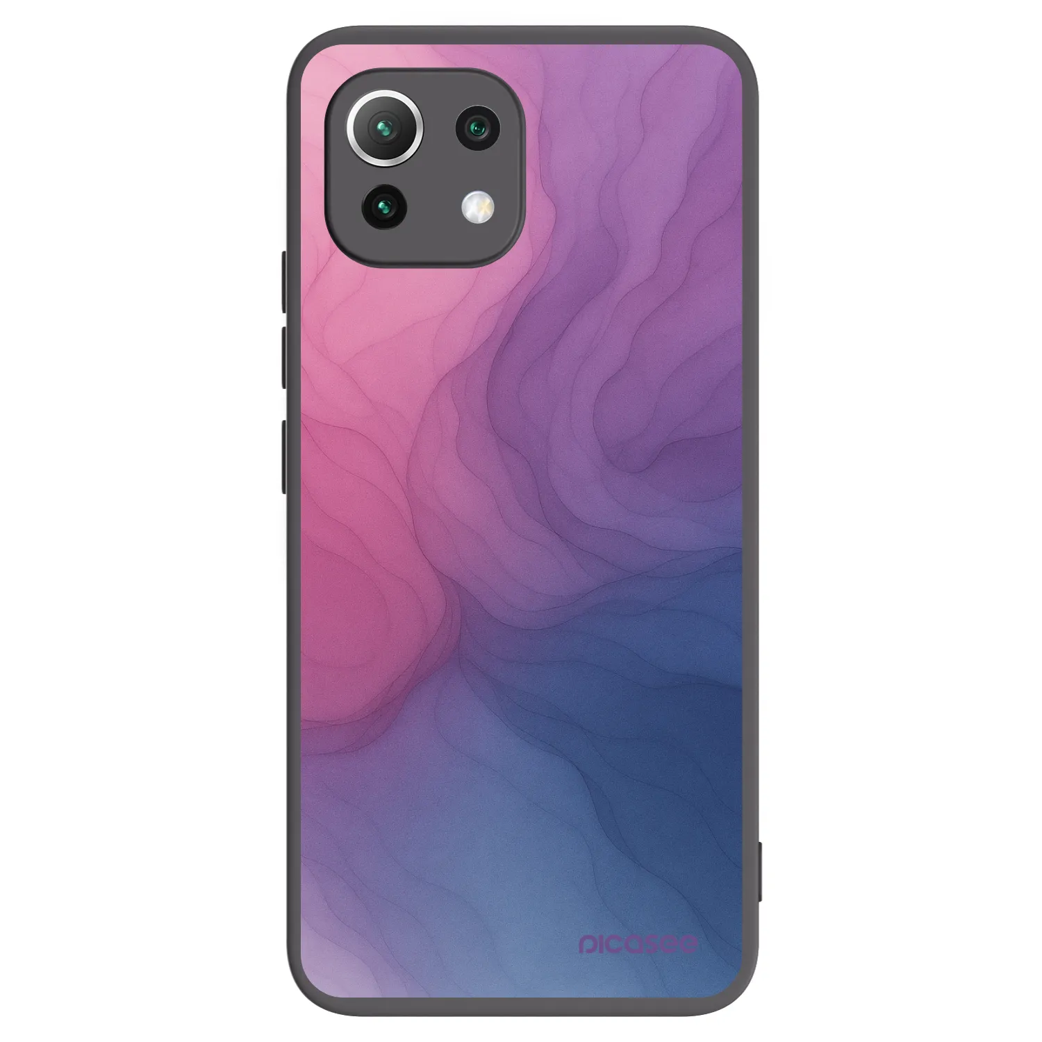Picasee Xiaomi 11 Lite 5G NE Hülle - Schwarzes Silikon - Silk