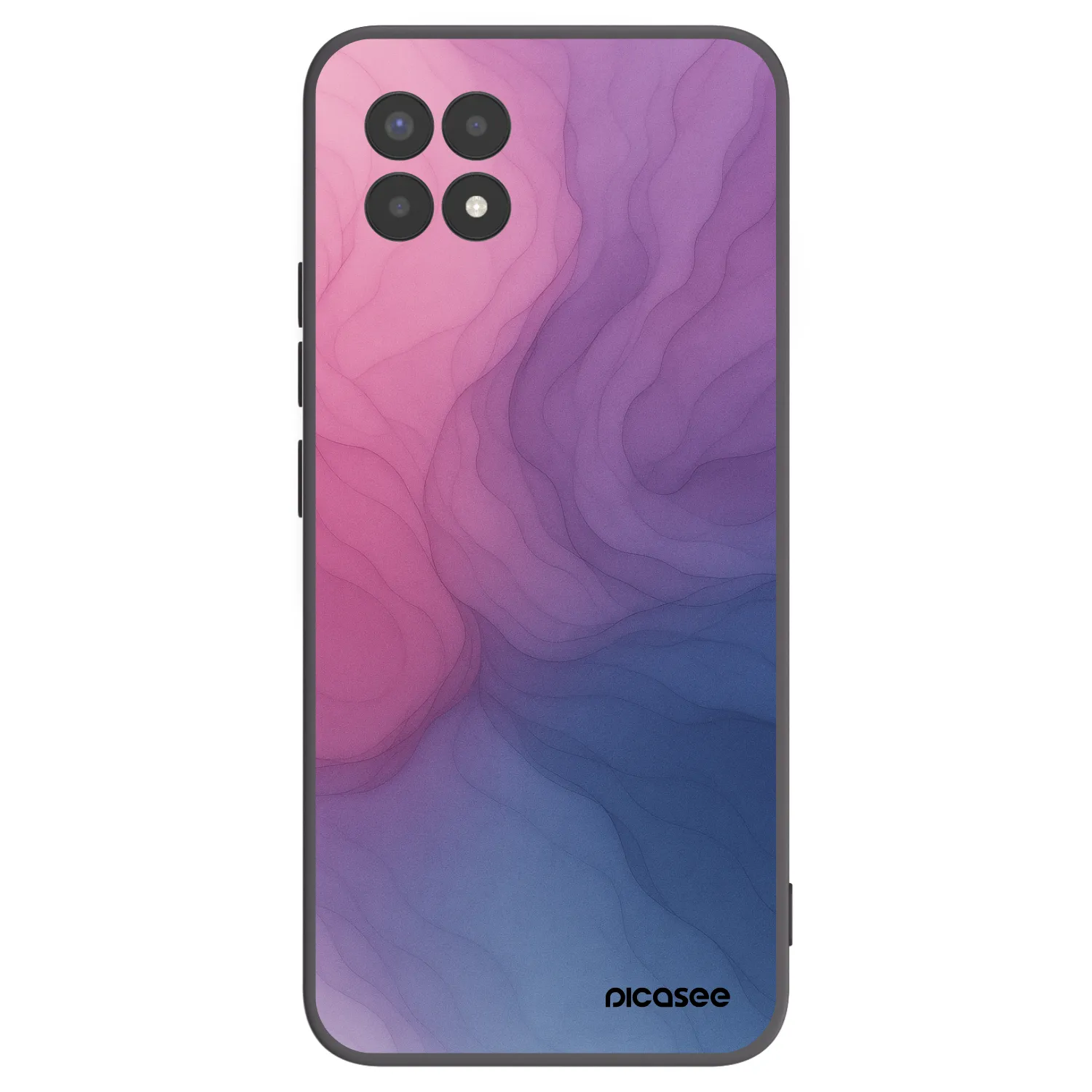 Picasee Realme 8i Hülle - Schwarzes Silikon - Silk