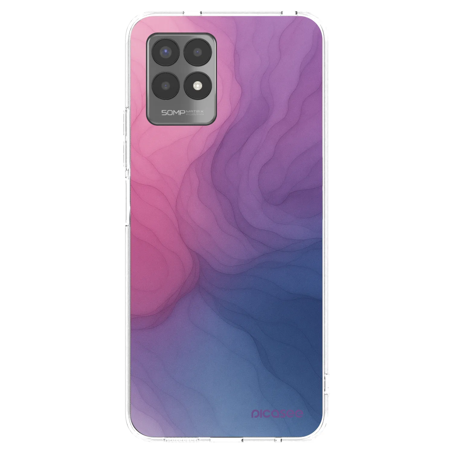 Picasee Realme 8i Hülle - Transparentes Silikon - Silk