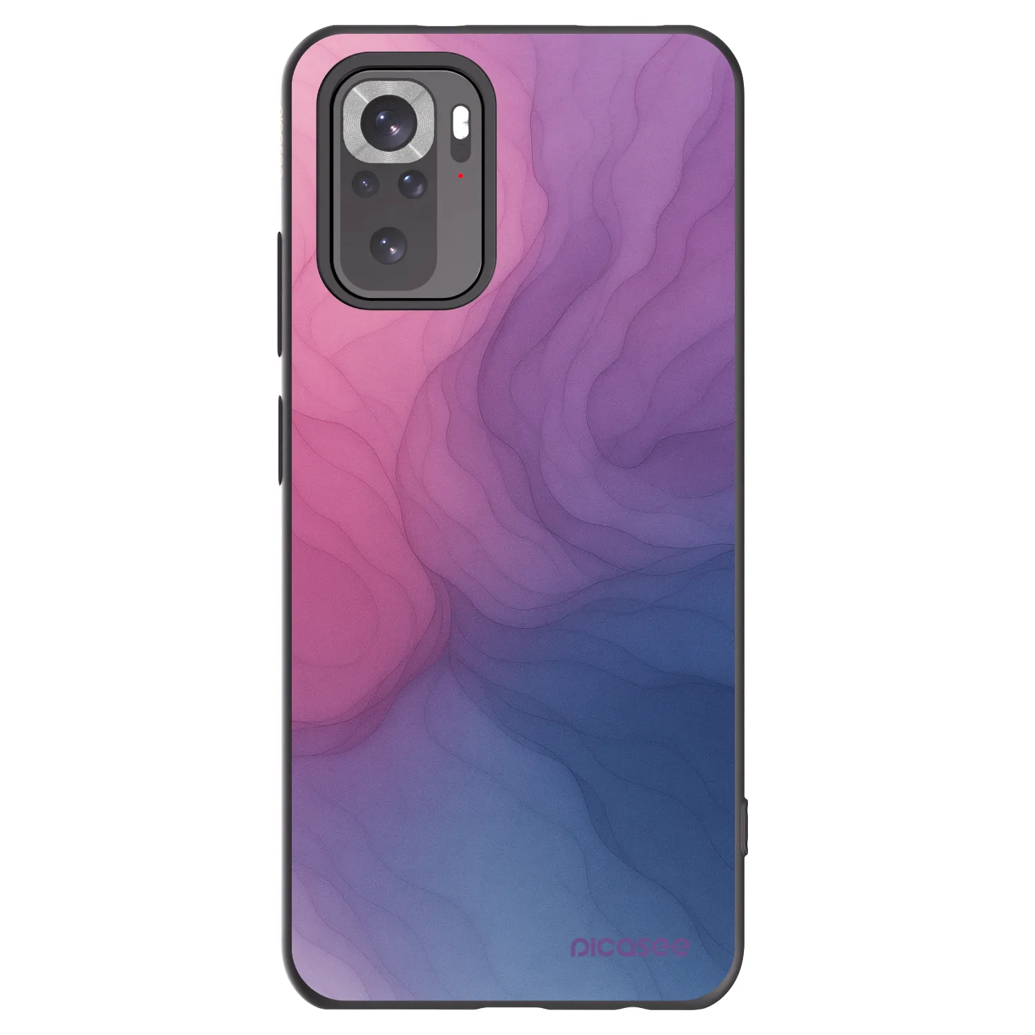 Picasee Xiaomi Redmi Note 11S 4G Hülle - Schwarzes Silikon - Silk