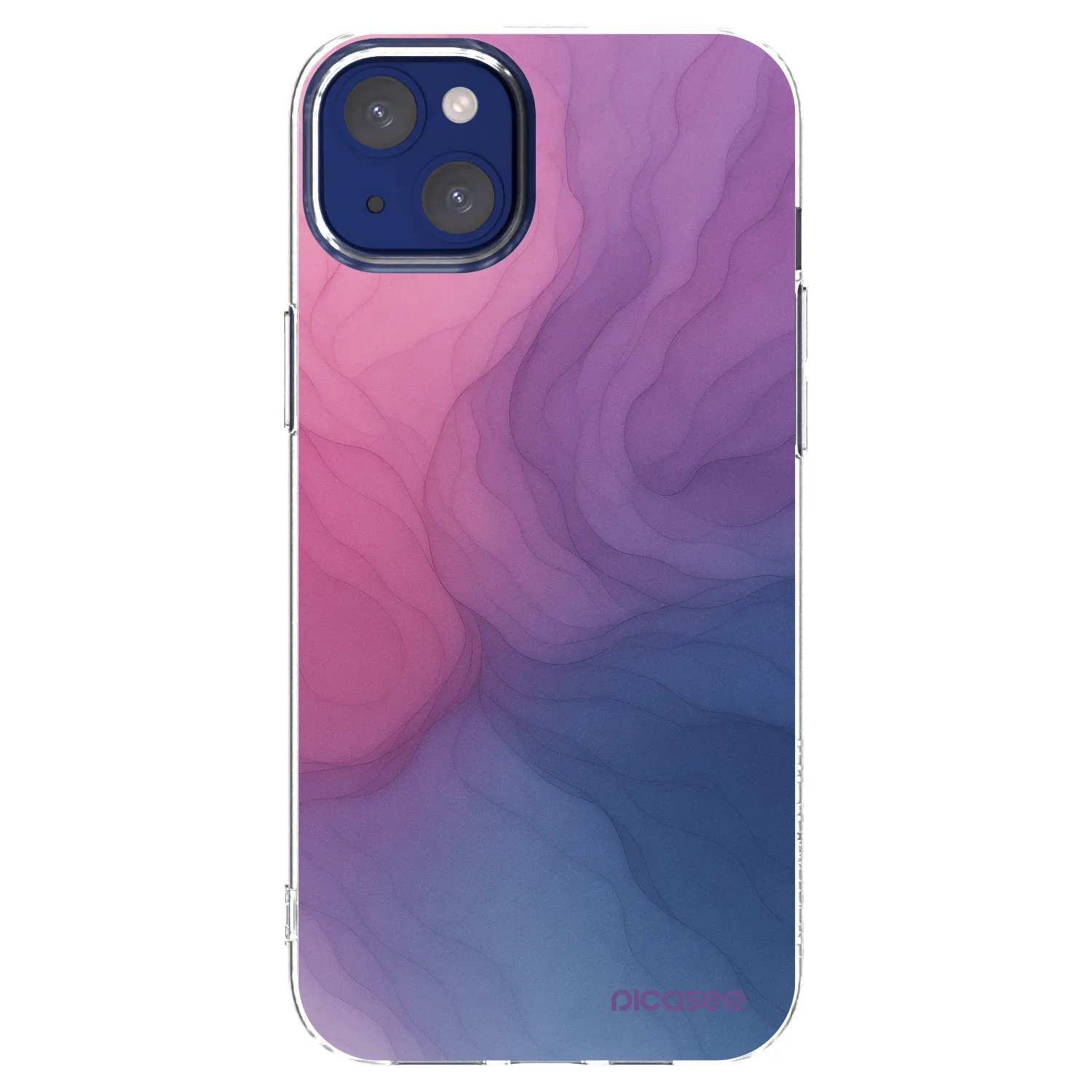 Picasee Apple iPhone 14 Plus Hülle - Transparentes Silikon - Silk