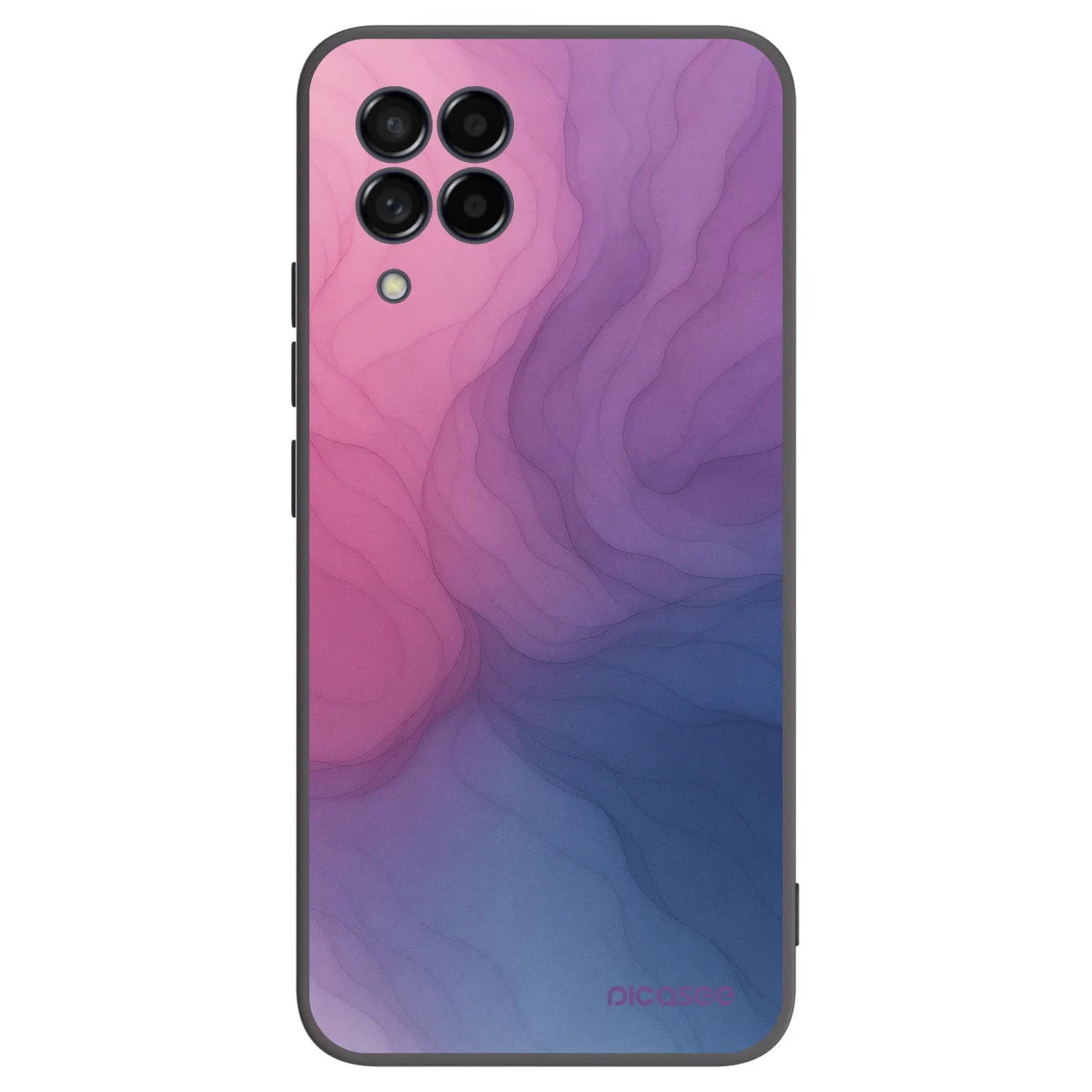 Picasee Samsung Galaxy M53 5G Hülle - Schwarzes Silikon - Silk