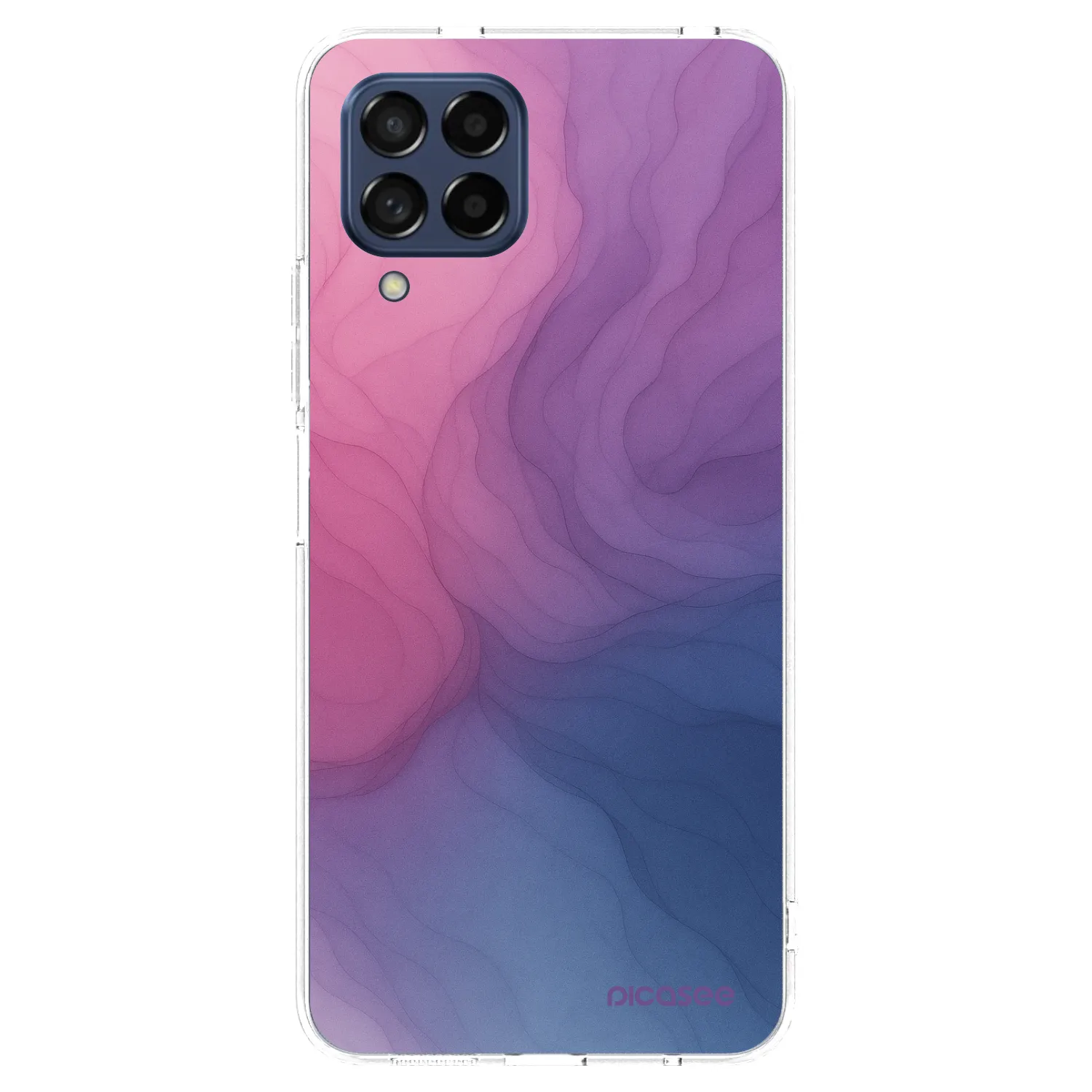 Picasee Samsung Galaxy M53 5G Hülle - Transparentes Silikon - Silk