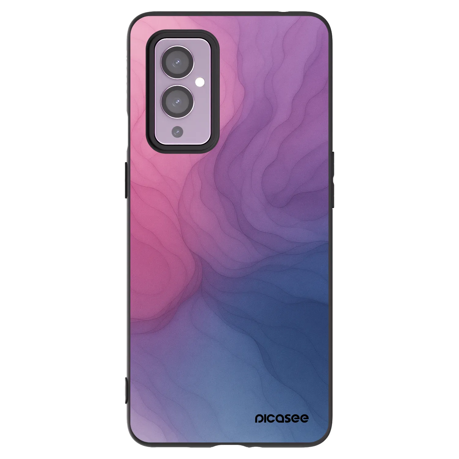 Picasee OnePlus 9 Hülle - Schwarzes Silikon - Silk