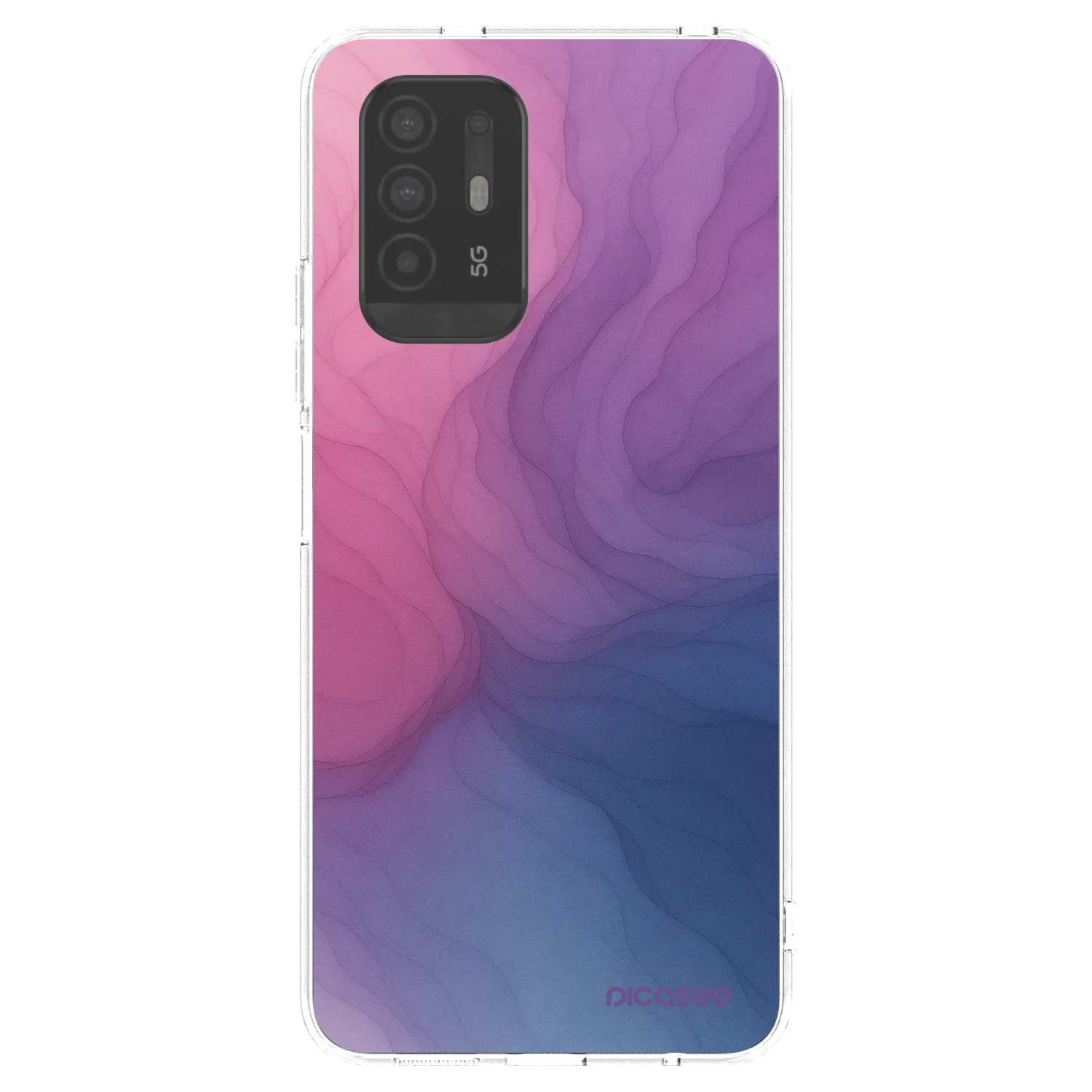 Picasee OPPO A94 5G Hülle - Transparentes Silikon - Silk