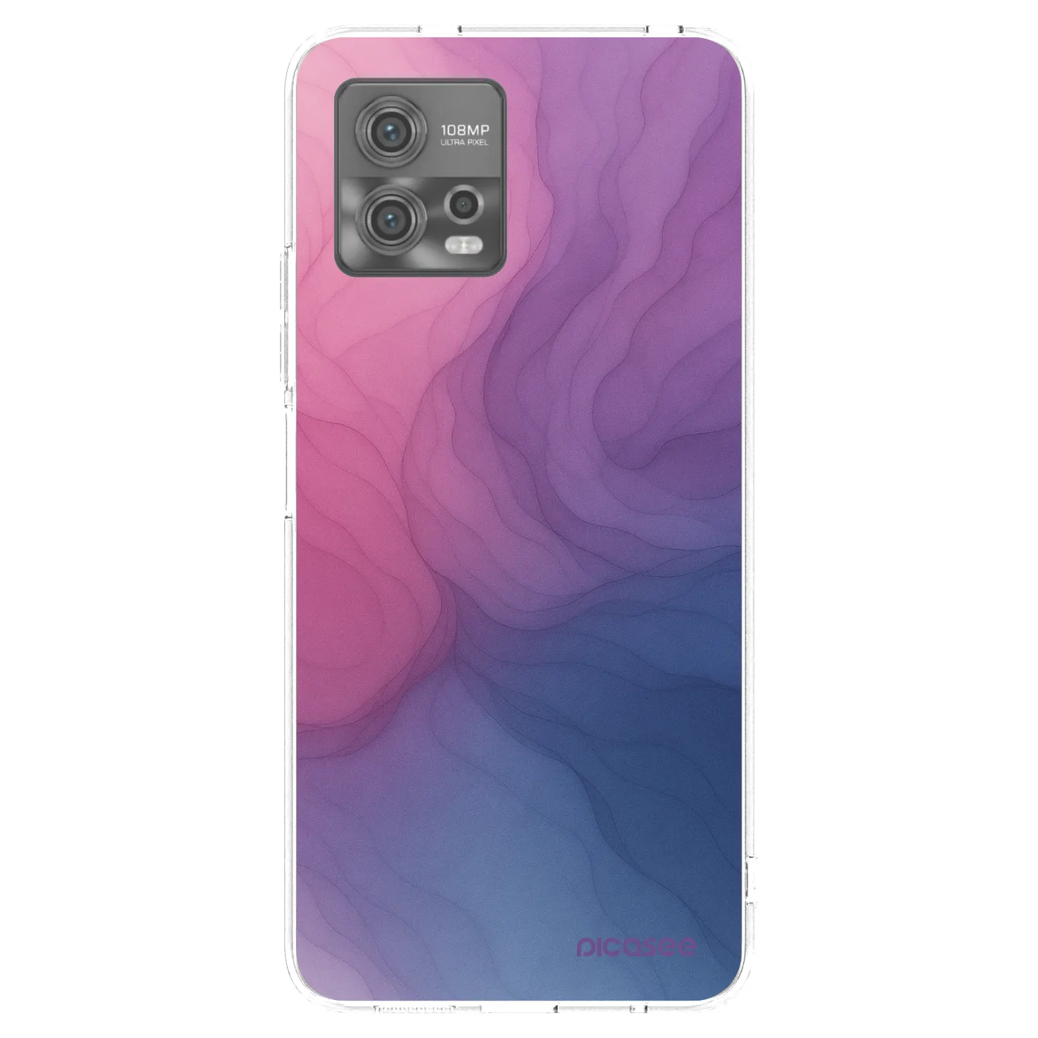 Picasee Motorola Moto G72 Hülle - Transparentes Silikon - Silk
