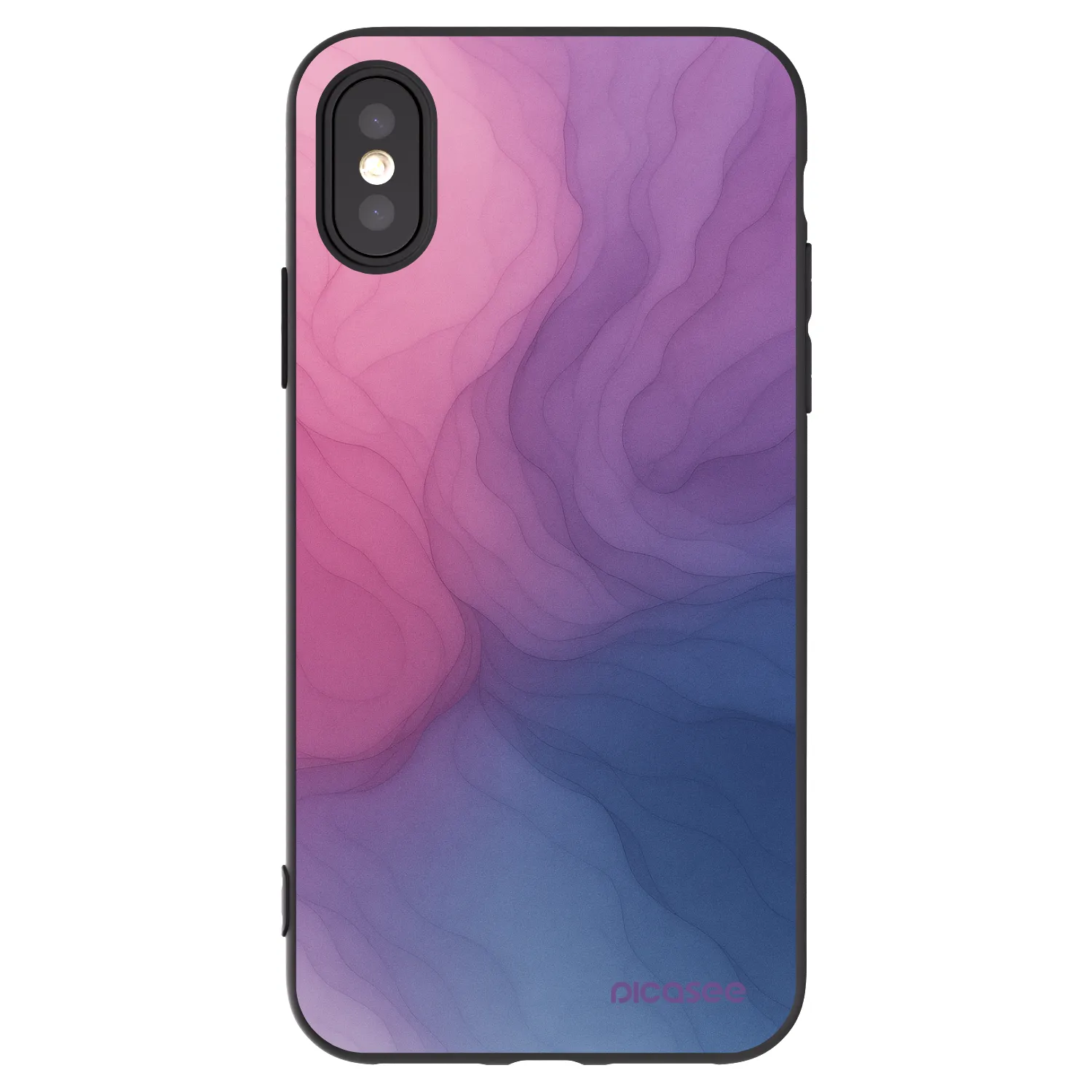Picasee Apple iPhone X/XS Hülle - Schwarzes Silikon - Silk