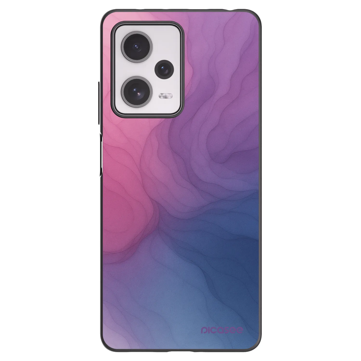 Picasee Xiaomi Redmi Note 12 Pro+ 5G Hülle - Schwarzes Silikon - Silk