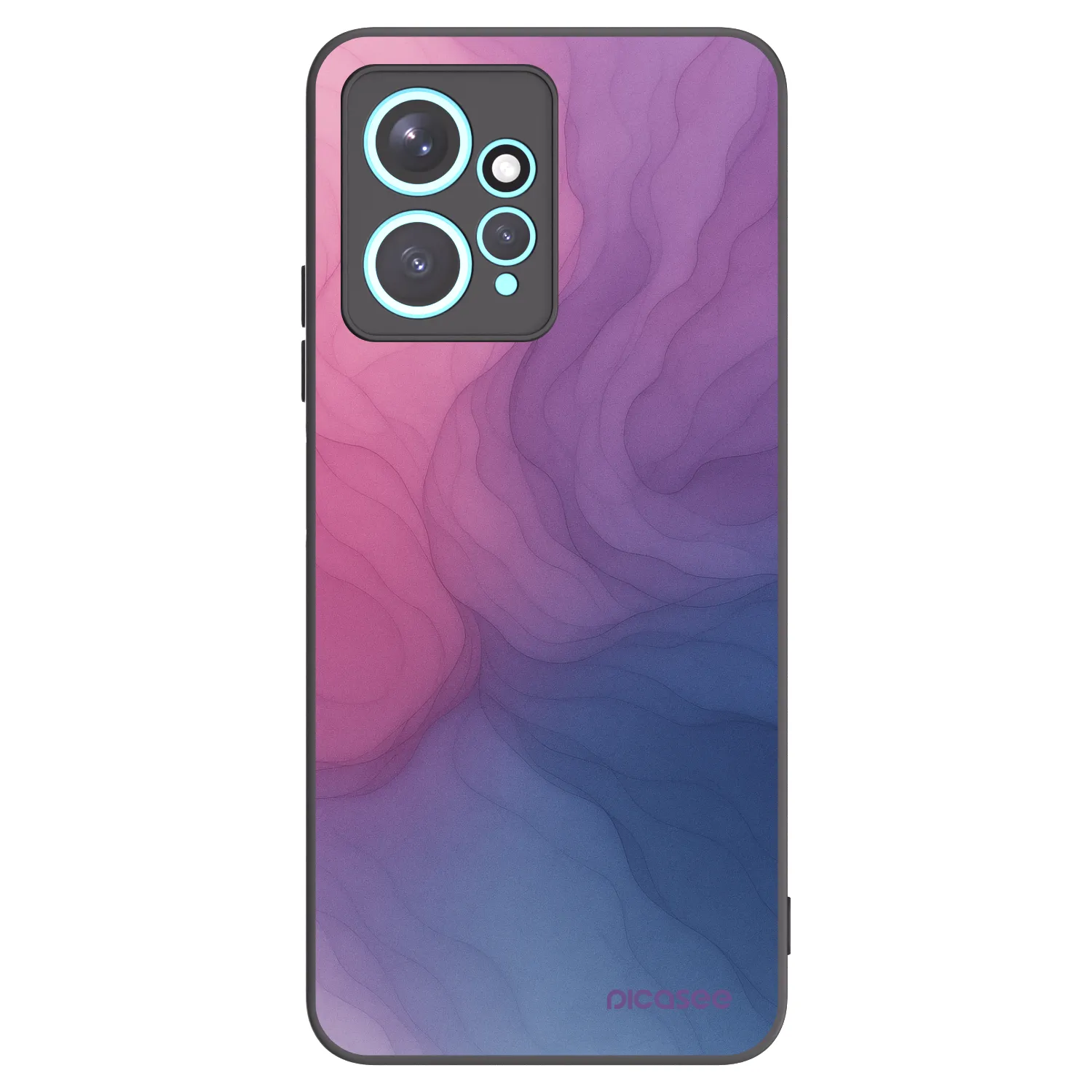 Picasee Xiaomi Redmi Note 12 4G Hülle - Schwarzes Silikon - Silk
