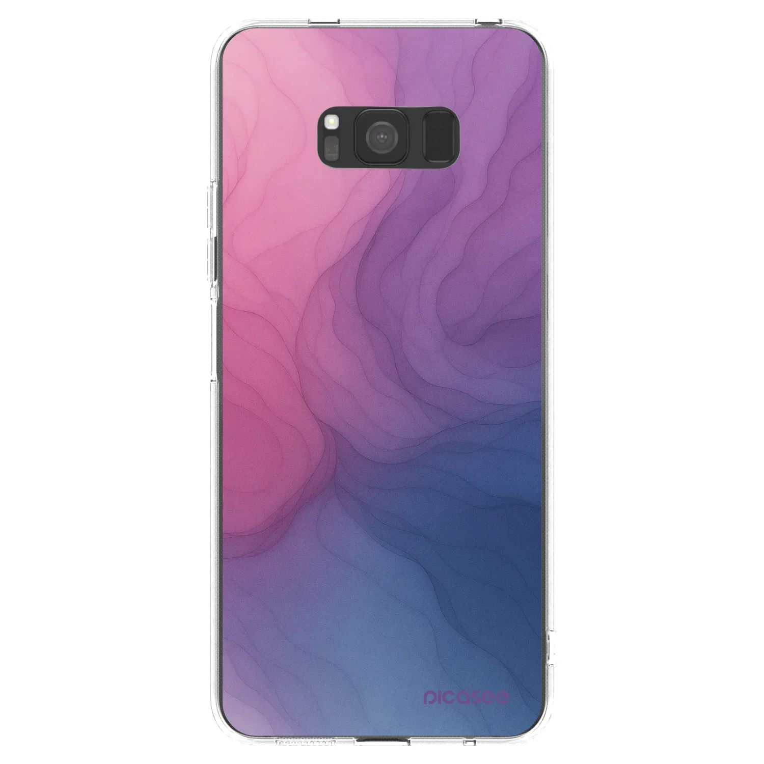 Picasee Samsung Galaxy S8 G950F Hülle - Transparentes Silikon - Silk