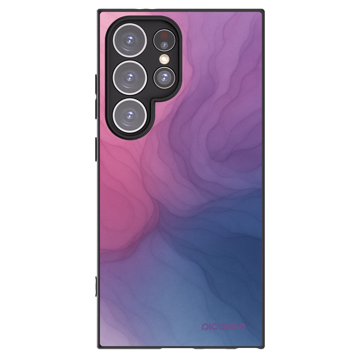 Picasee Samsung Galaxy S24 Ultra S928B 5G Hülle - Schwarzes Silikon - Silk
