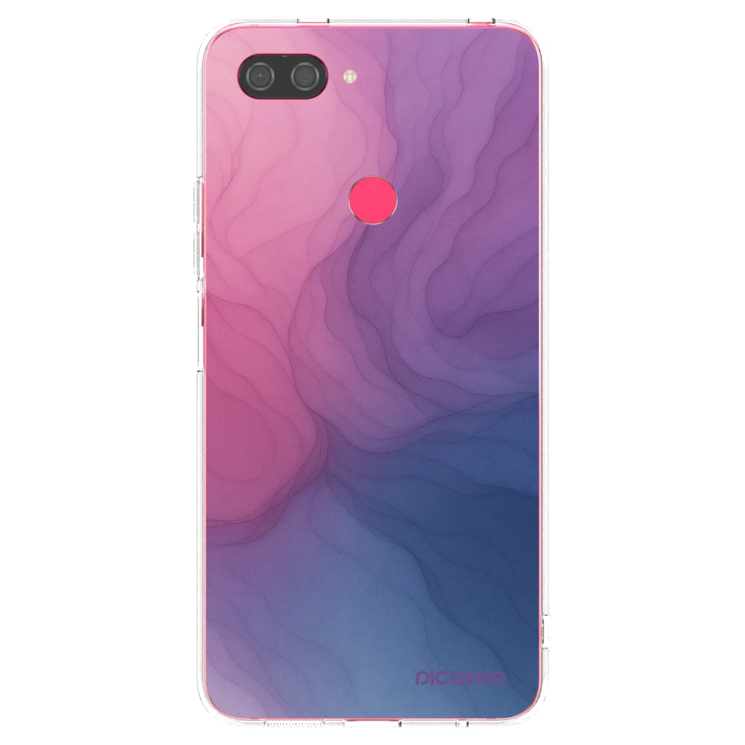 Picasee Xiaomi Mi 8 Lite Hülle - Transparentes Silikon - Silk
