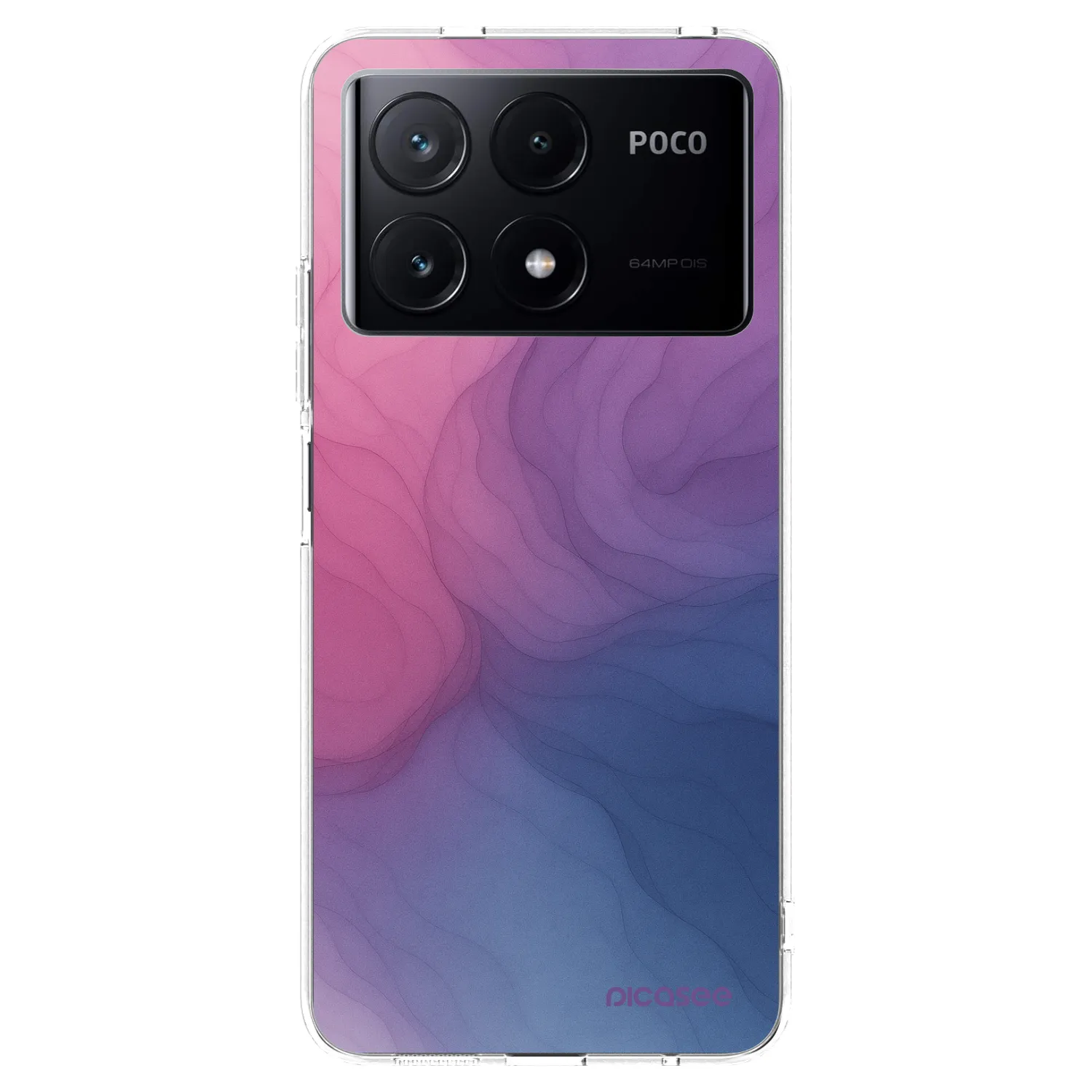 Picasee Xiaomi Poco X6 Pro Hülle - Transparentes Silikon - Silk