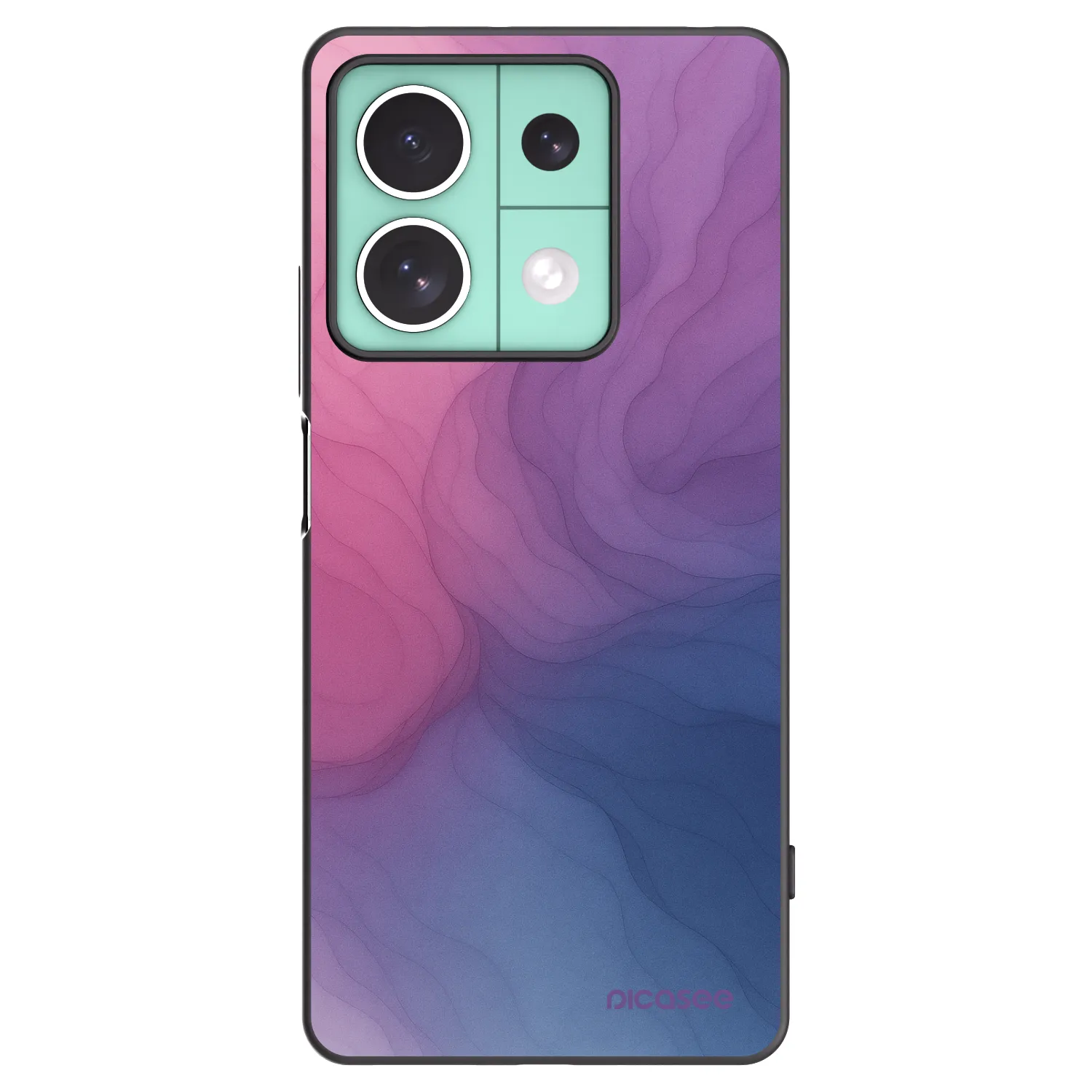 Picasee Xiaomi Redmi Note 13 5G Hülle - Schwarzes Silikon - Silk