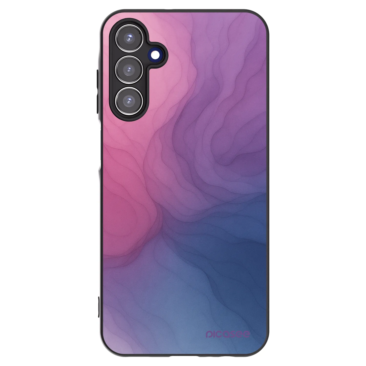 Picasee Samsung Galaxy A15 A155F 4G Hülle - Schwarzes Silikon - Silk