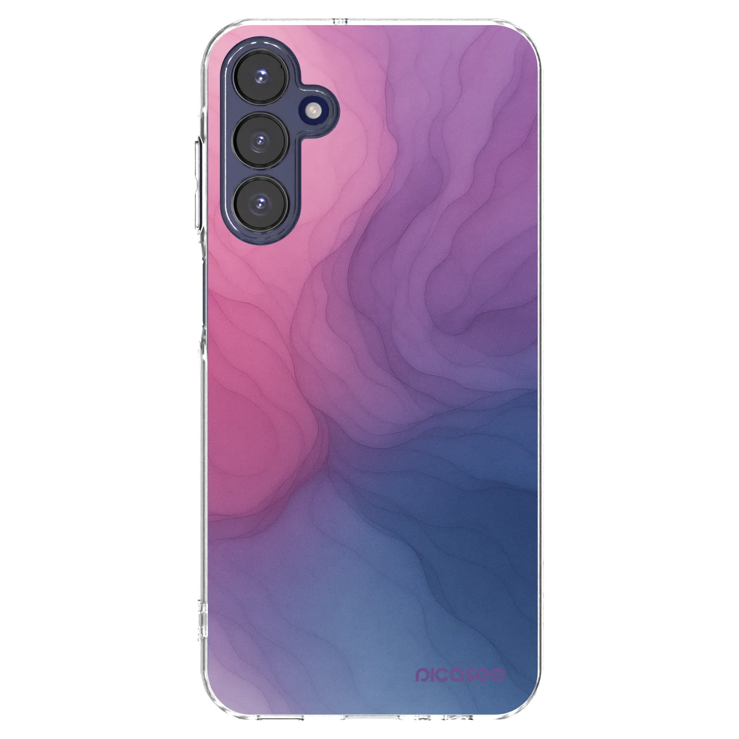 Picasee Samsung Galaxy A15 A155F 4G Hülle - Transparentes Silikon - Silk