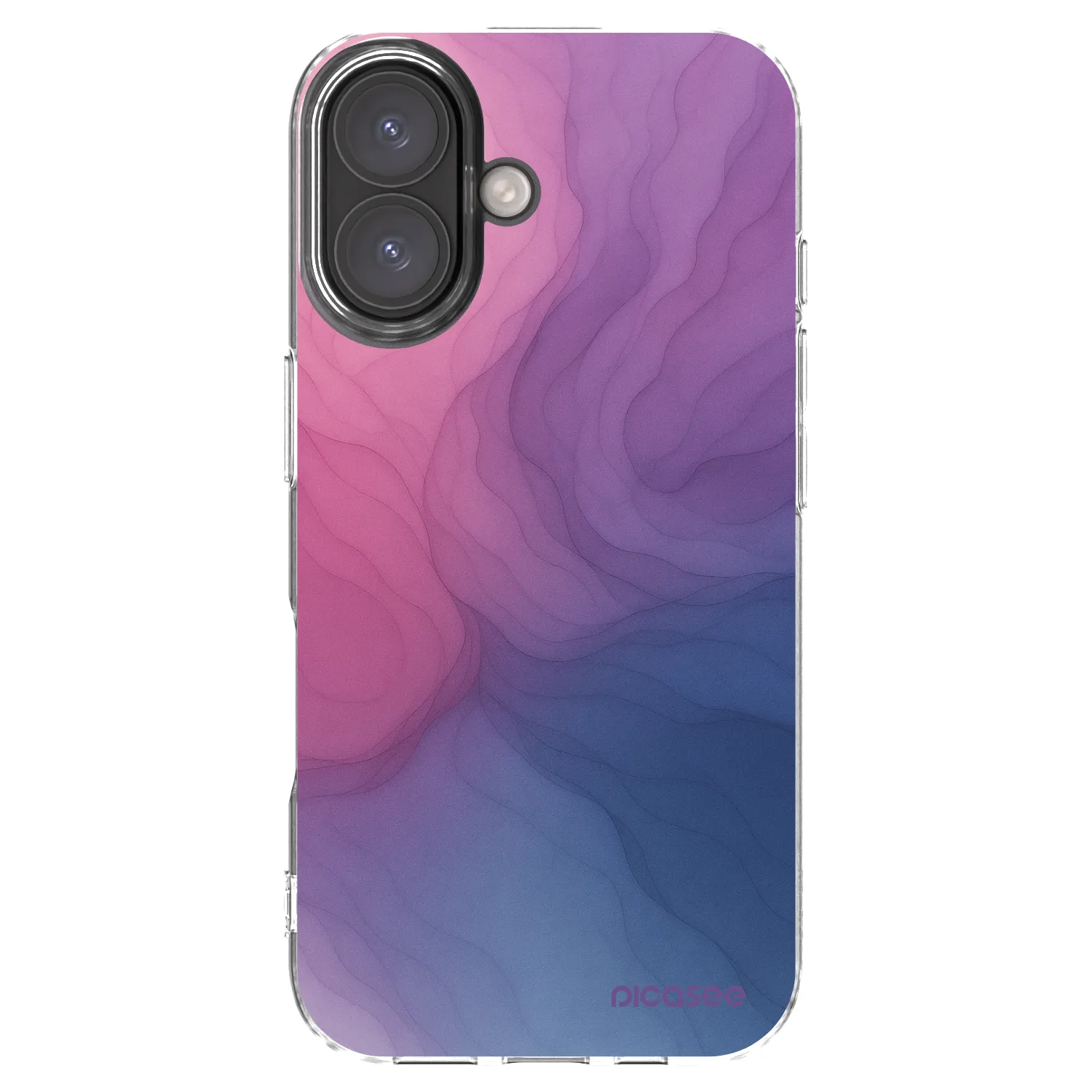 Picasee Apple iPhone 16 Hülle - Transparentes Silikon - Silk