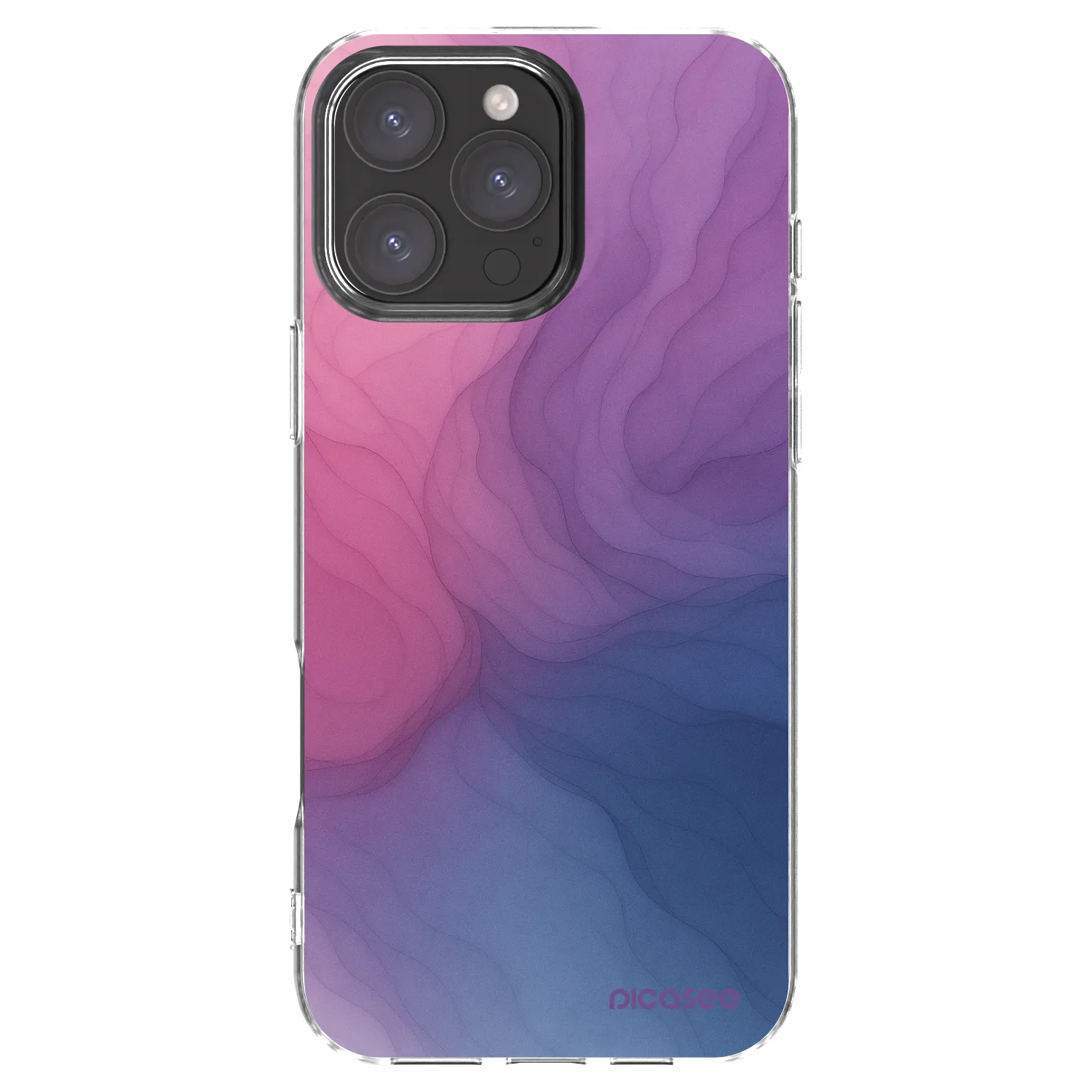 Picasee Apple iPhone 16 Pro Max Hülle - Transparentes Silikon - Silk
