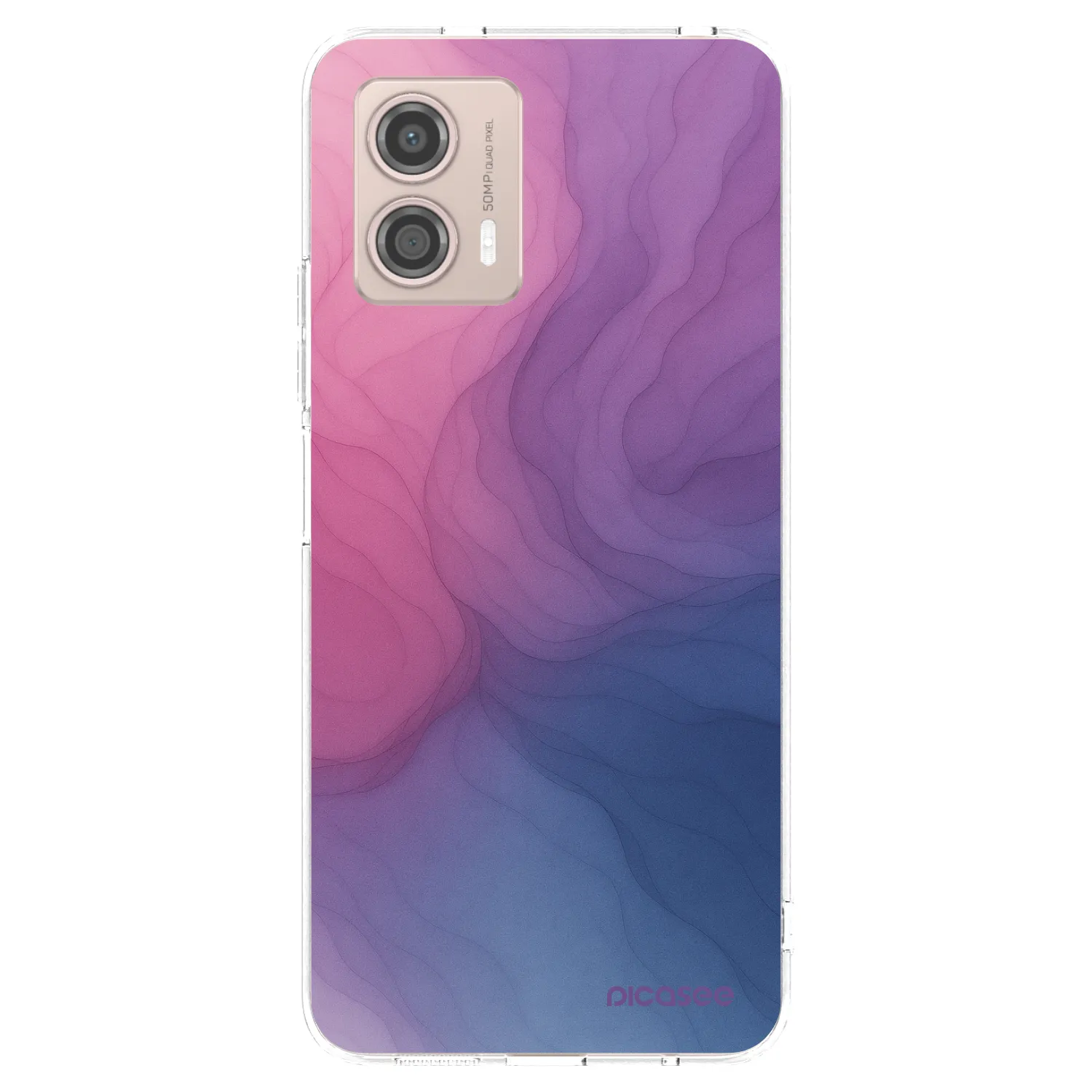 Picasee Motorola Moto G53 5G Hülle - Transparentes Silikon - Silk