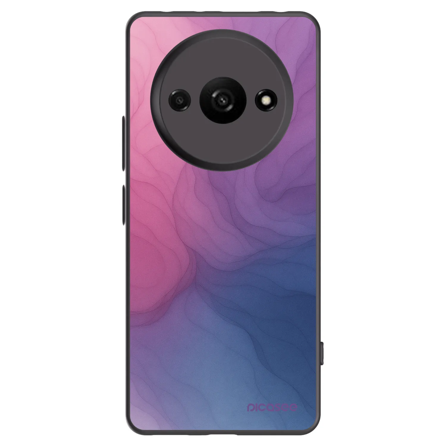 Picasee Xiaomi Redmi A3 Hülle - Schwarzes Silikon - Silk