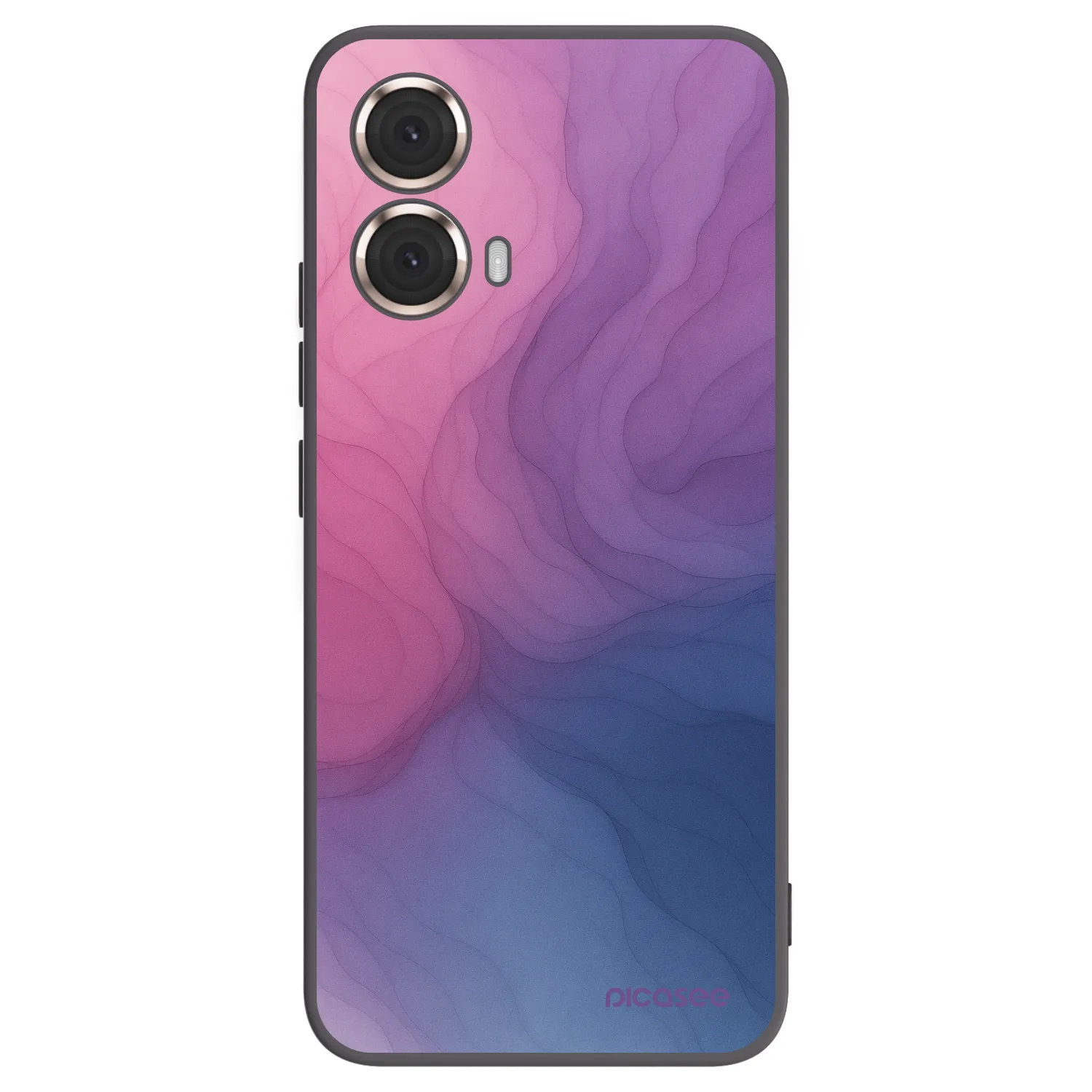 Picasee Motorola Moto G85 Hülle - Schwarzes Silikon - Silk
