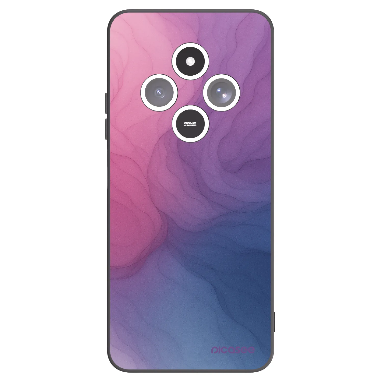 Picasee Xiaomi Redmi 14C Hülle - Schwarzes Silikon - Silk