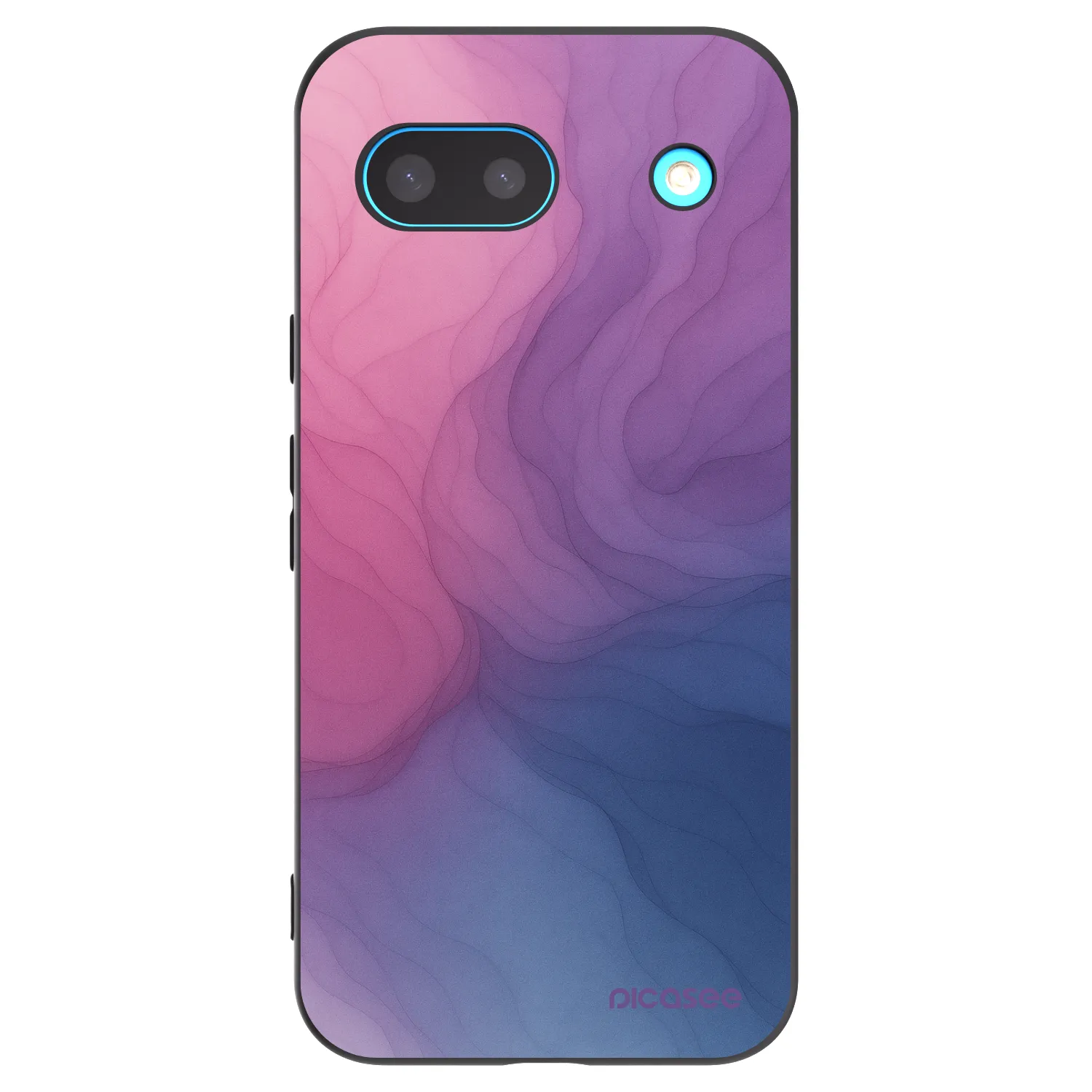 Picasee Google Pixel 8a Hülle - Schwarzes Silikon - Silk