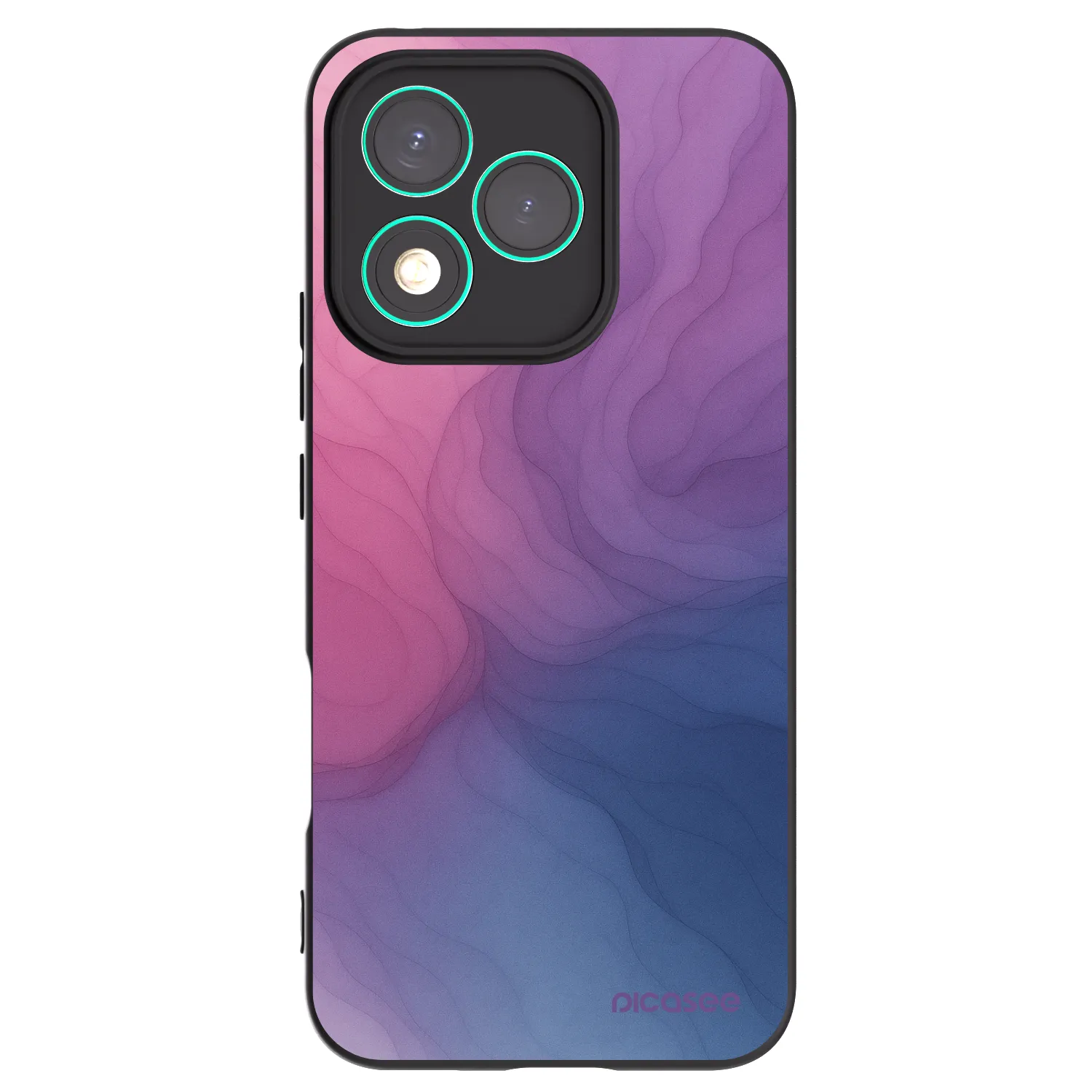 Picasee Honor 400 Lite 5G Hülle - Schwarzes Silikon - Silk