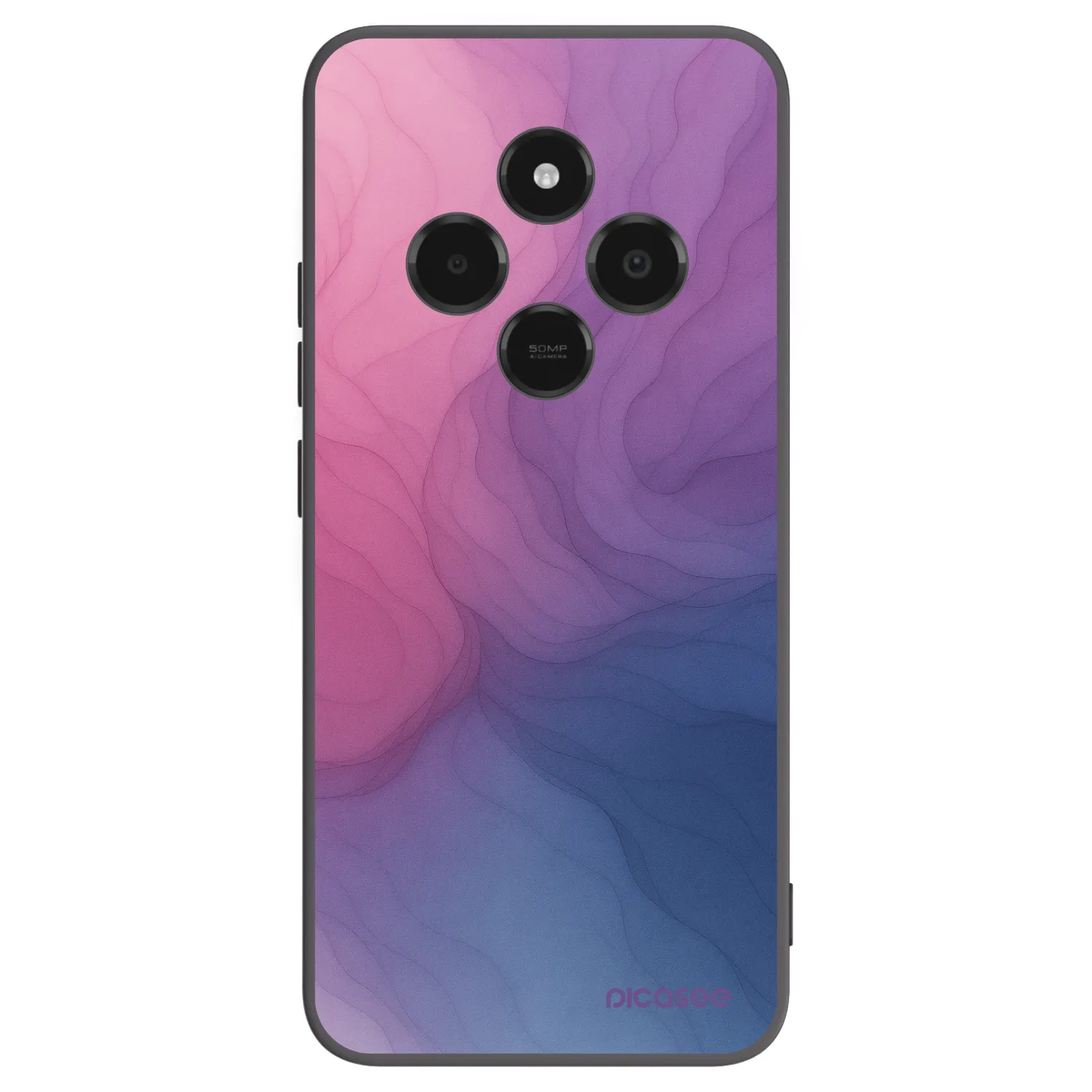 Picasee Xiaomi Poco C75 Hülle - Schwarzes Silikon - Silk