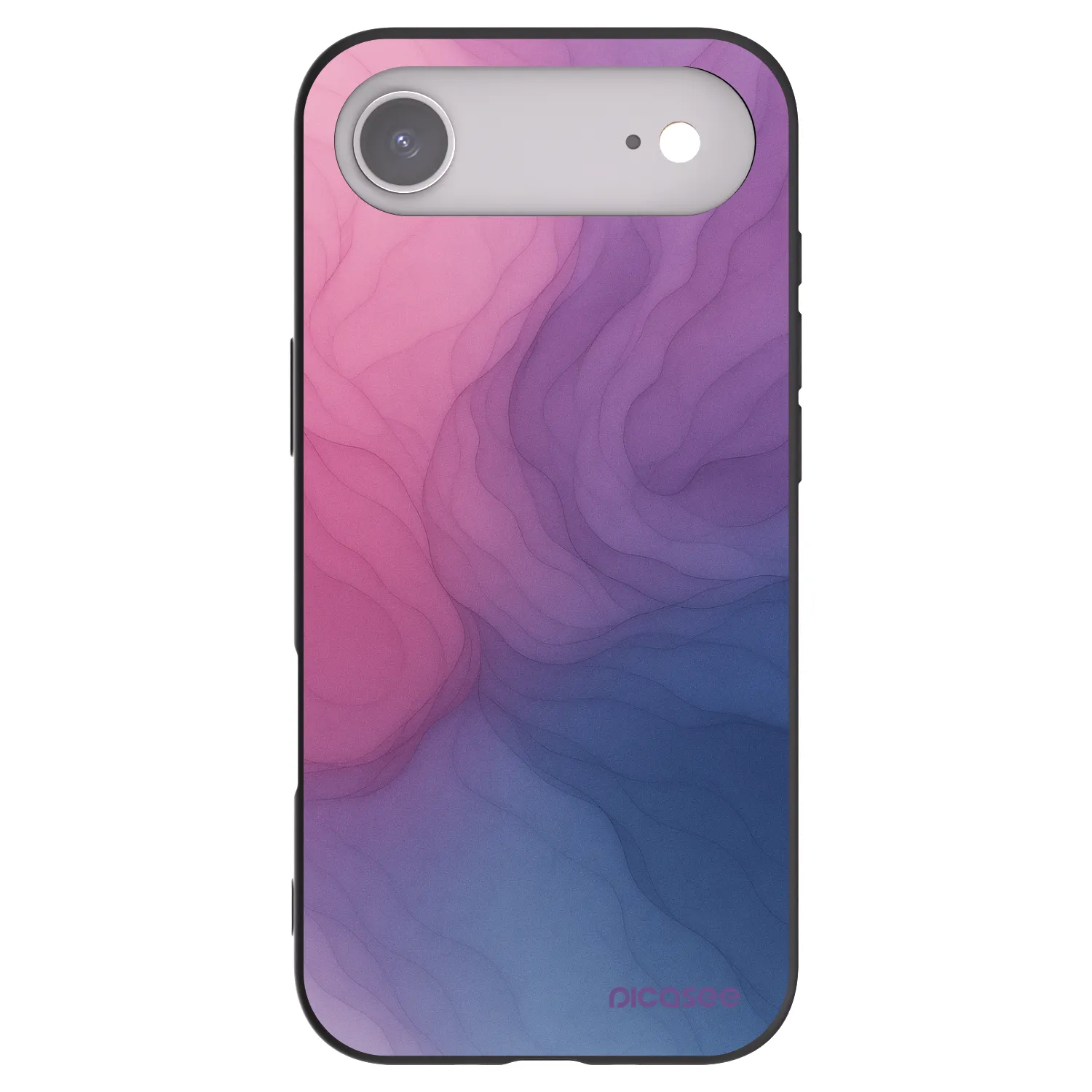 Picasee Apple iPhone Air Hülle - Schwarzes Silikon - Silk