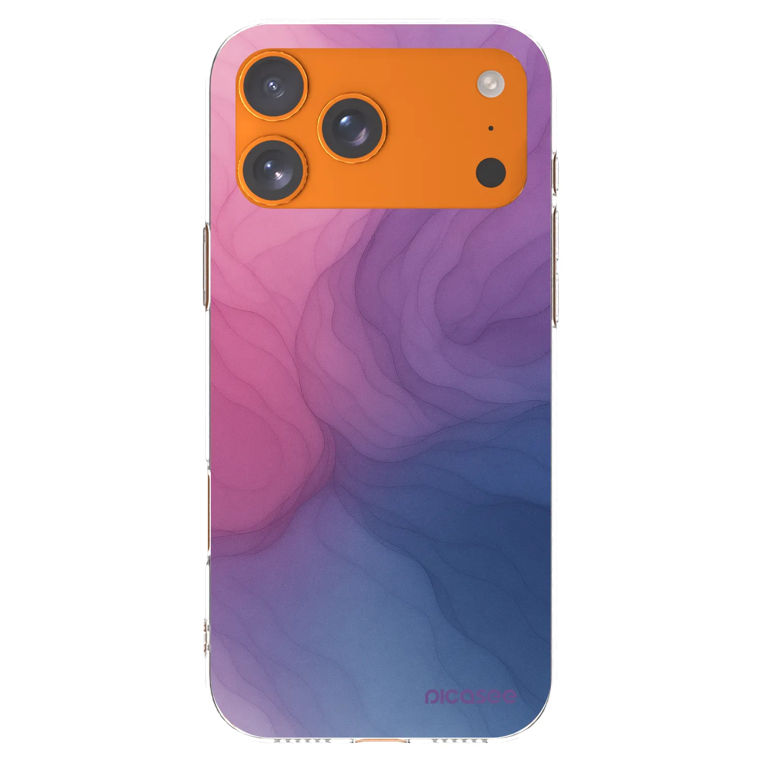 Picasee Apple iPhone 17 Pro Max Hülle - Transparentes Silikon - Silk