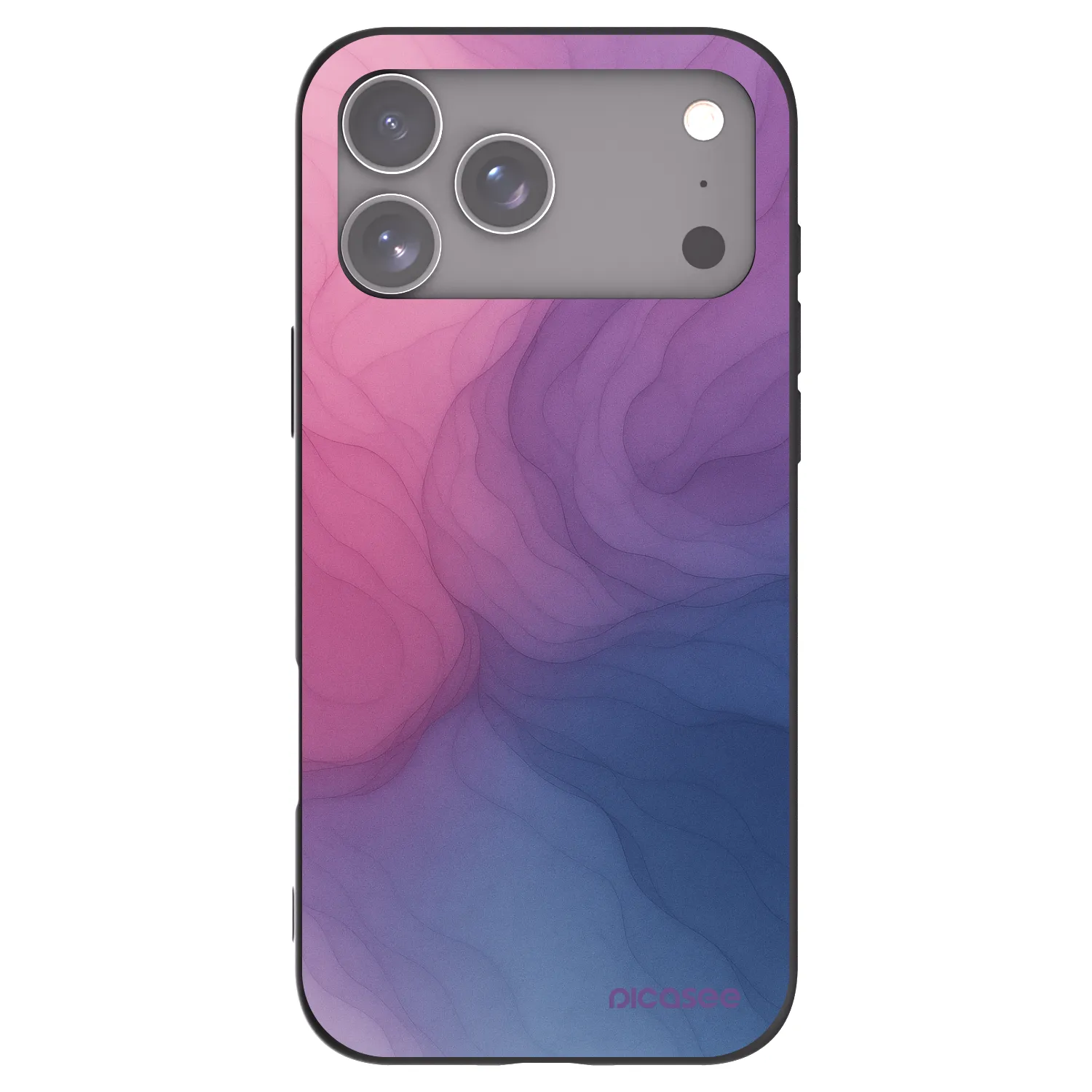 Picasee Apple iPhone 17 Pro Max Hülle - Schwarzes Silikon - Silk