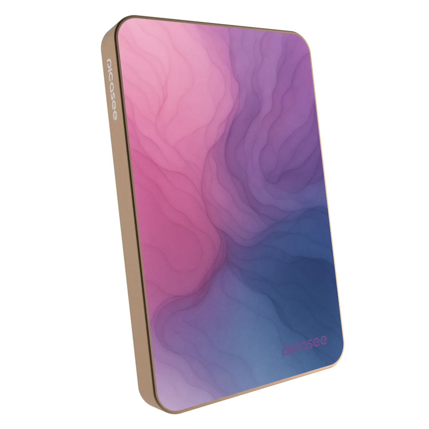 Picasee Powerbank mit MagSafe 5 000 mAh Golden - Silk