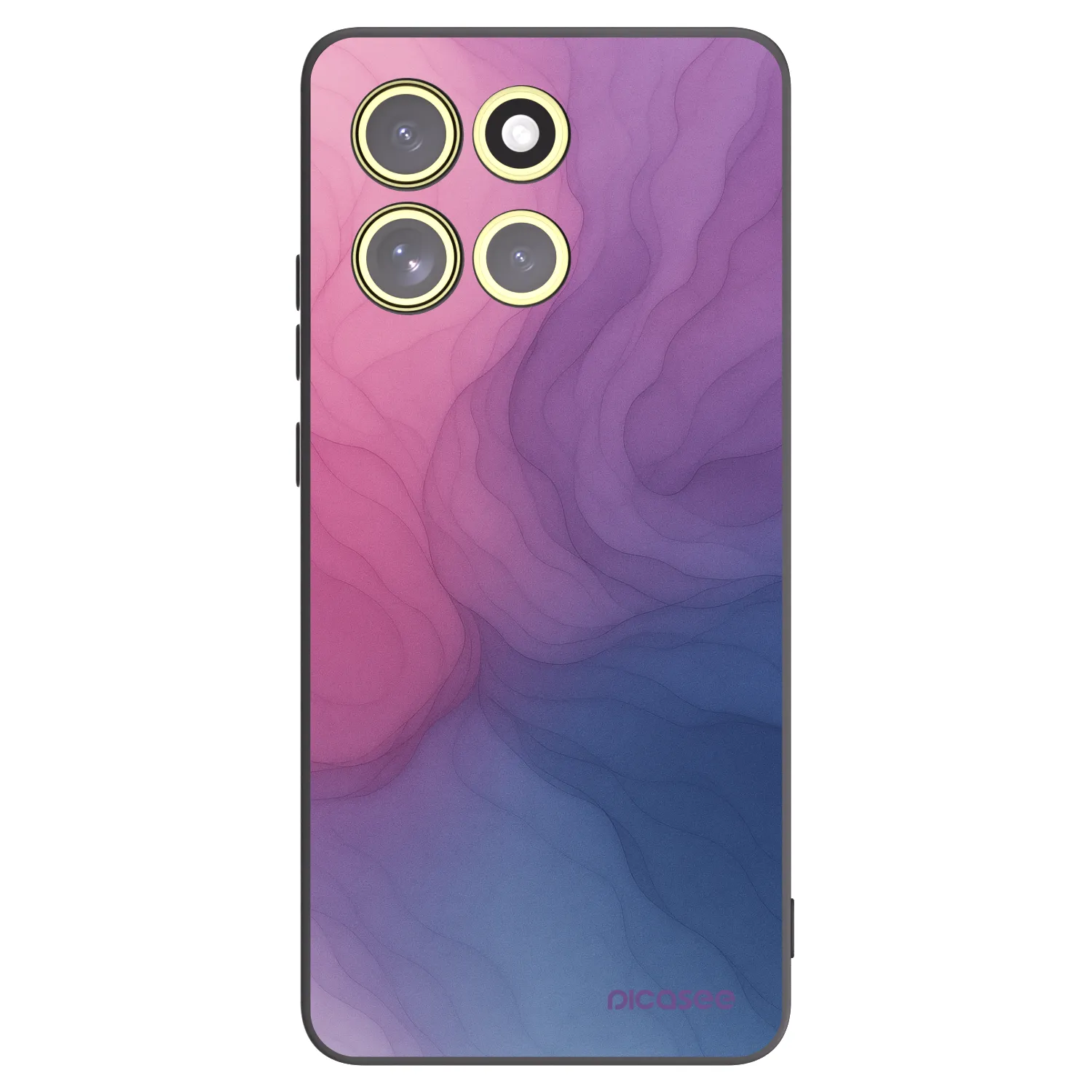 Picasee Motorola Moto G86 Power 5G Hülle - Schwarzes Silikon - Silk