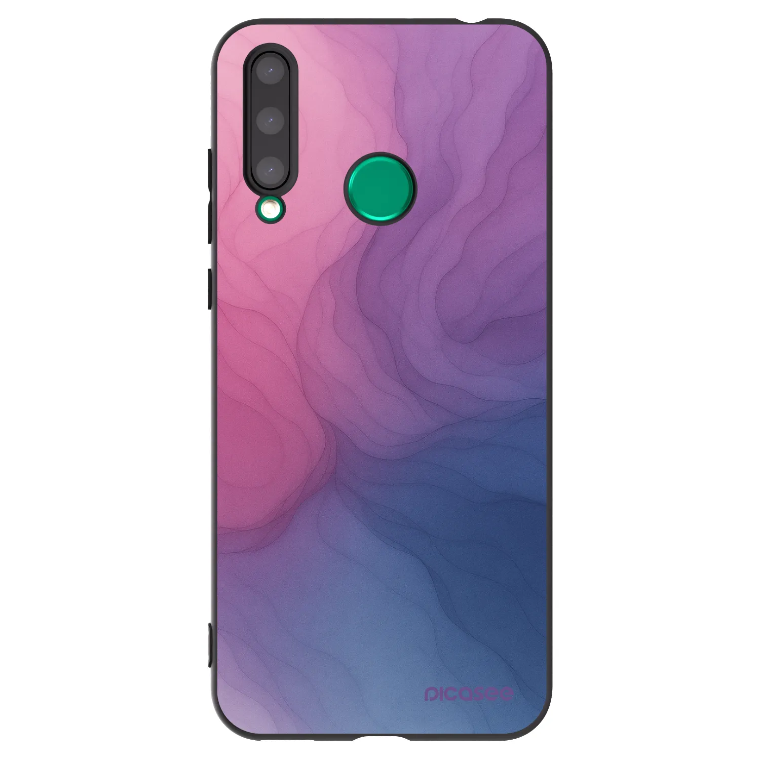 Picasee Honor 20 Lite Hülle - Schwarzes Silikon - Silk