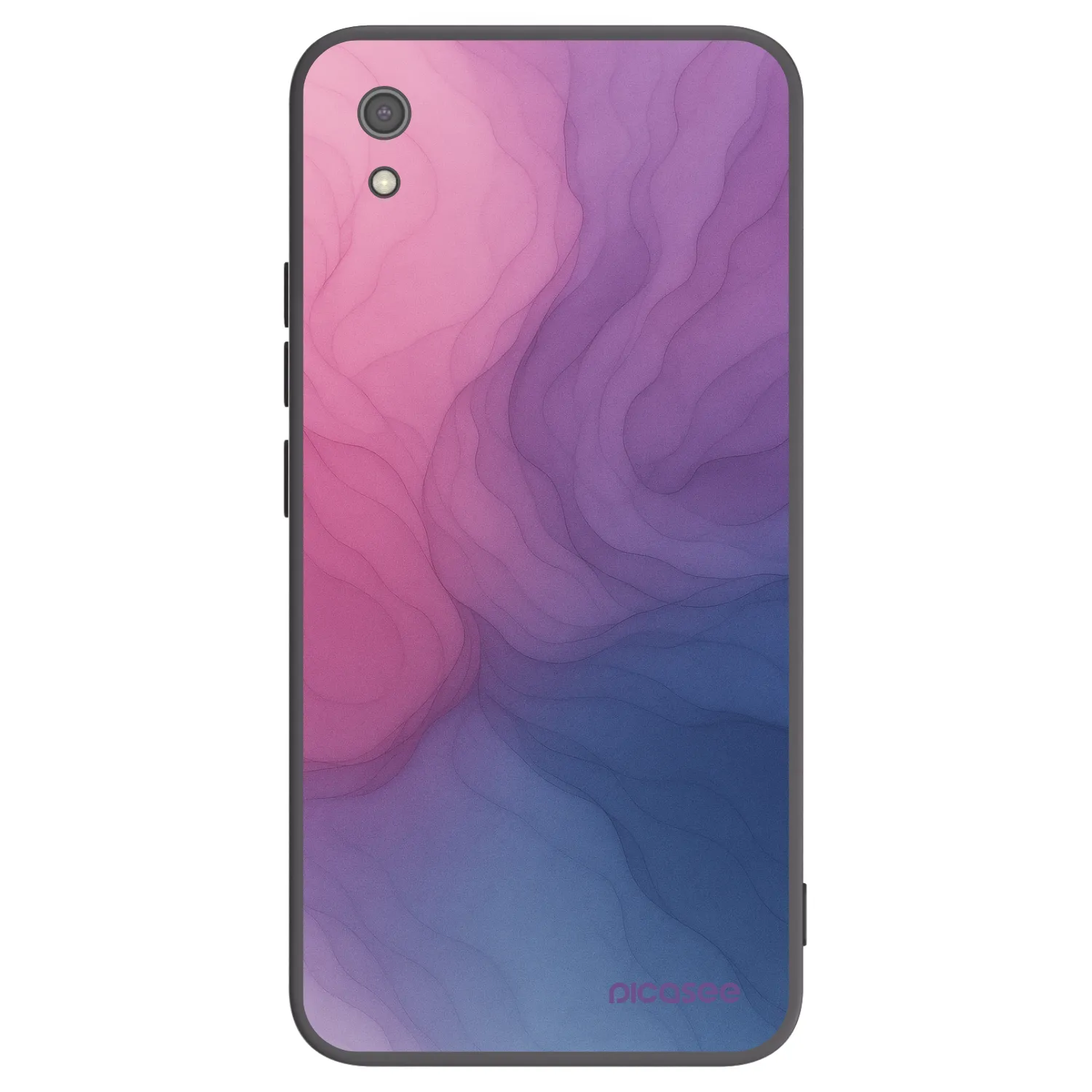 Picasee Xiaomi Redmi 7A Hülle - Schwarzes Silikon - Silk