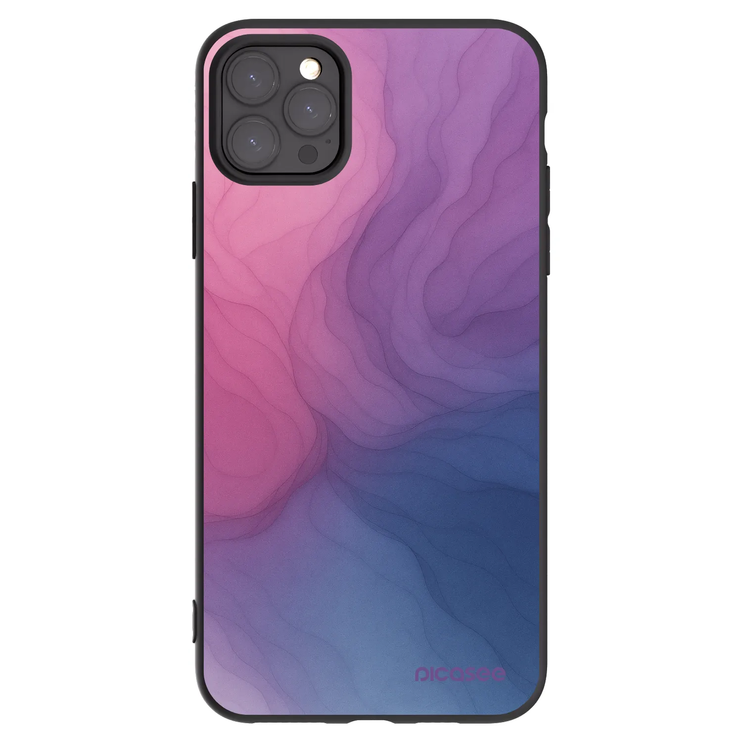 Picasee Apple iPhone 11 Pro Max Hülle - Schwarzes Silikon - Silk