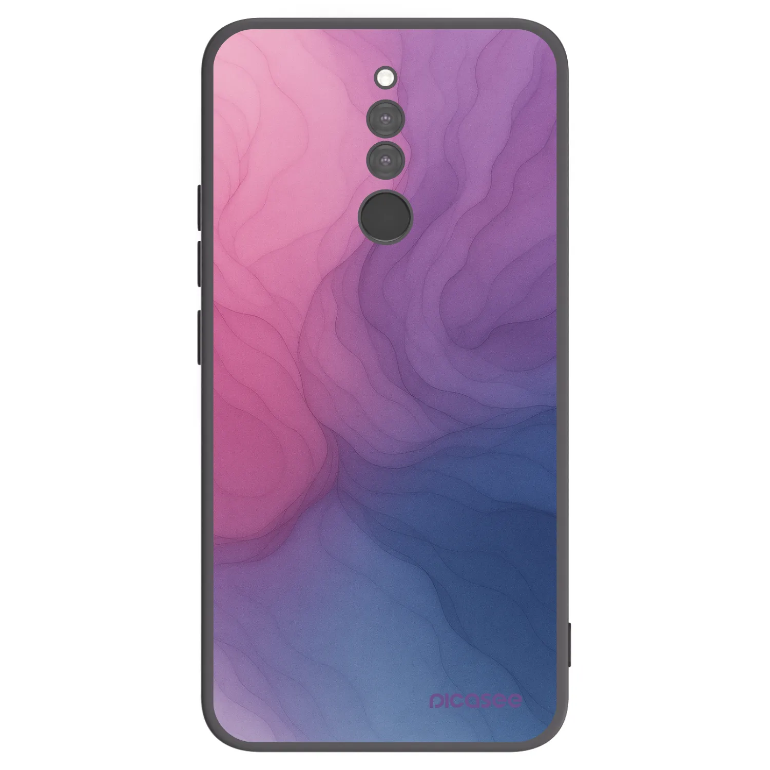 Picasee Xiaomi Redmi 8 Hülle - Schwarzes Silikon - Silk