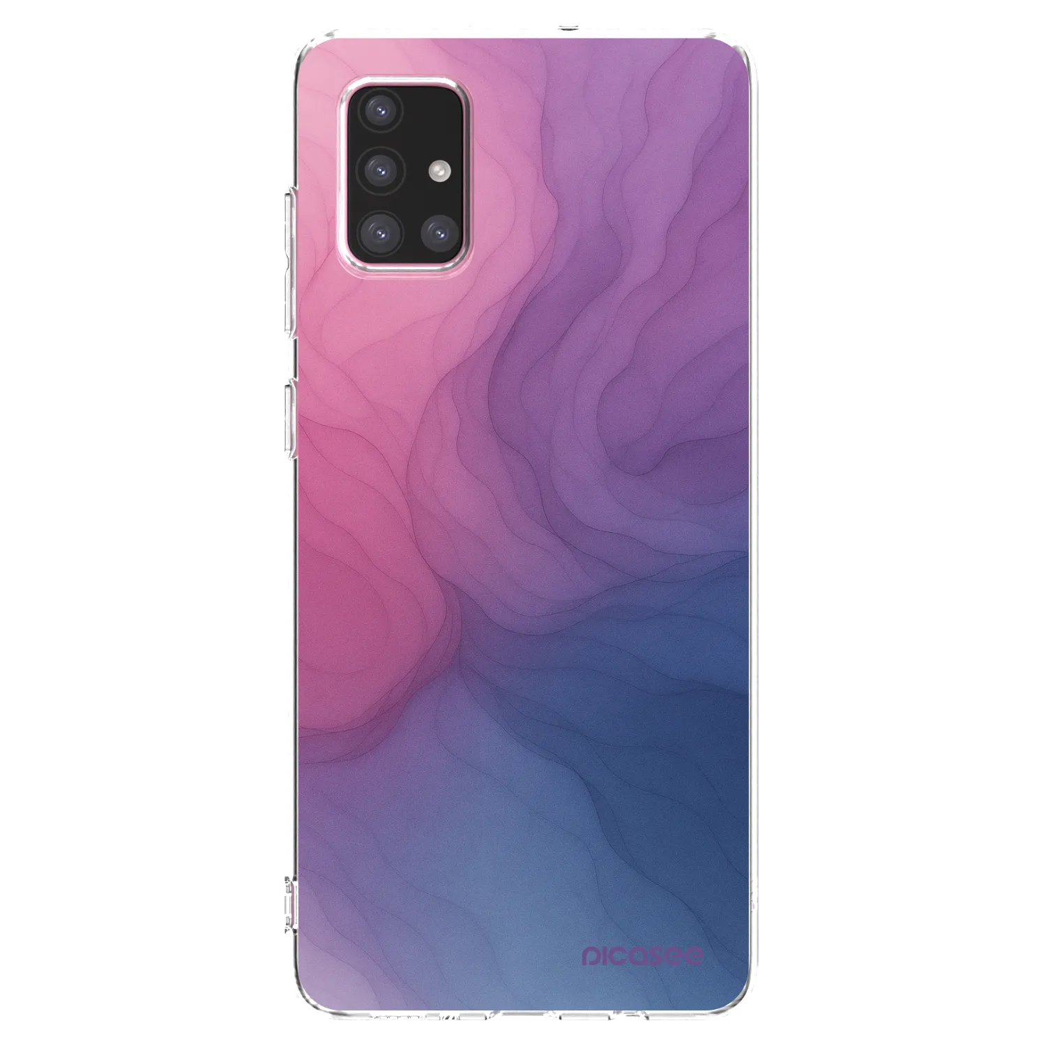 Picasee Samsung Galaxy A71 A715F Hülle - Transparentes Silikon - Silk