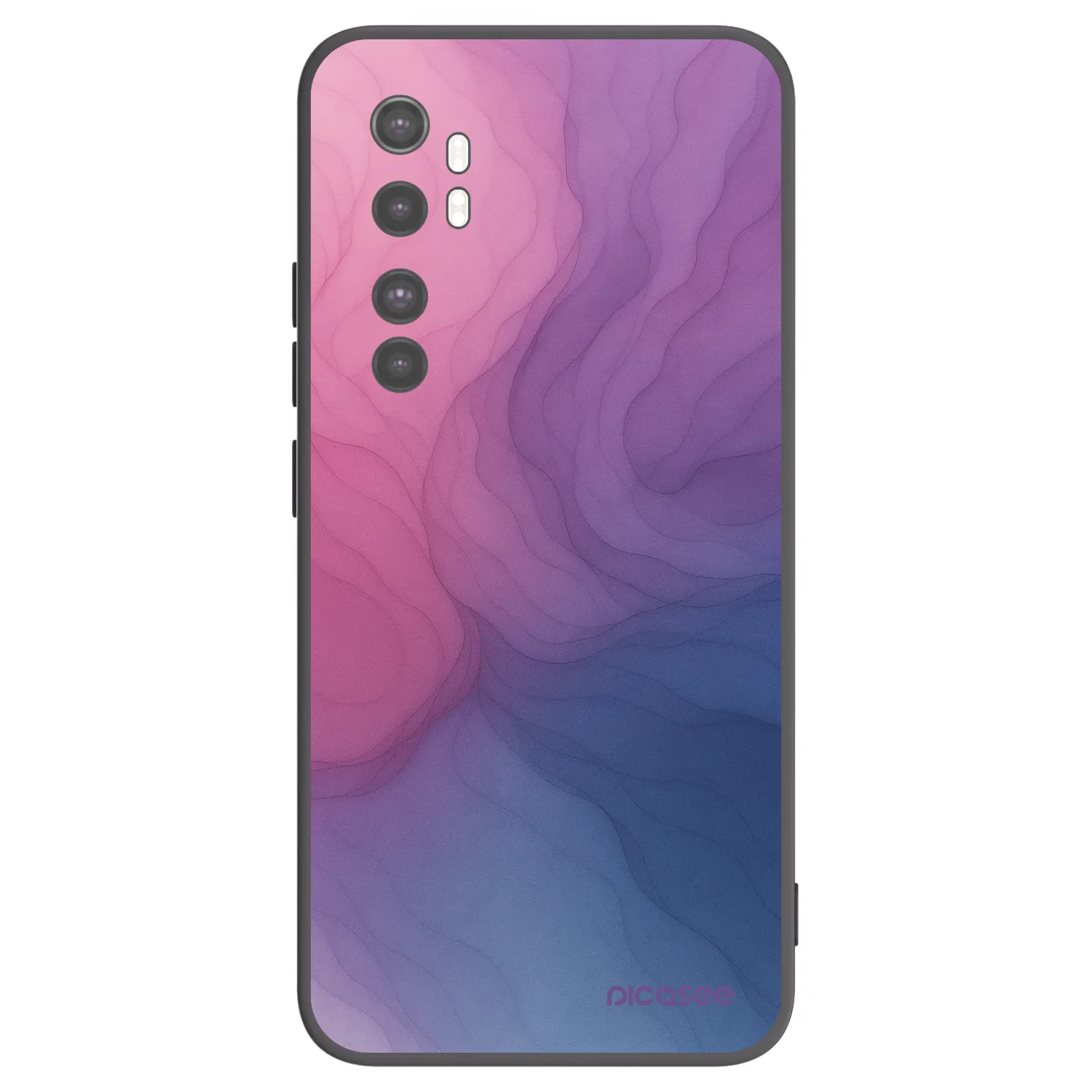 Picasee Xiaomi Mi Note 10 Lite Hülle - Schwarzes Silikon - Silk
