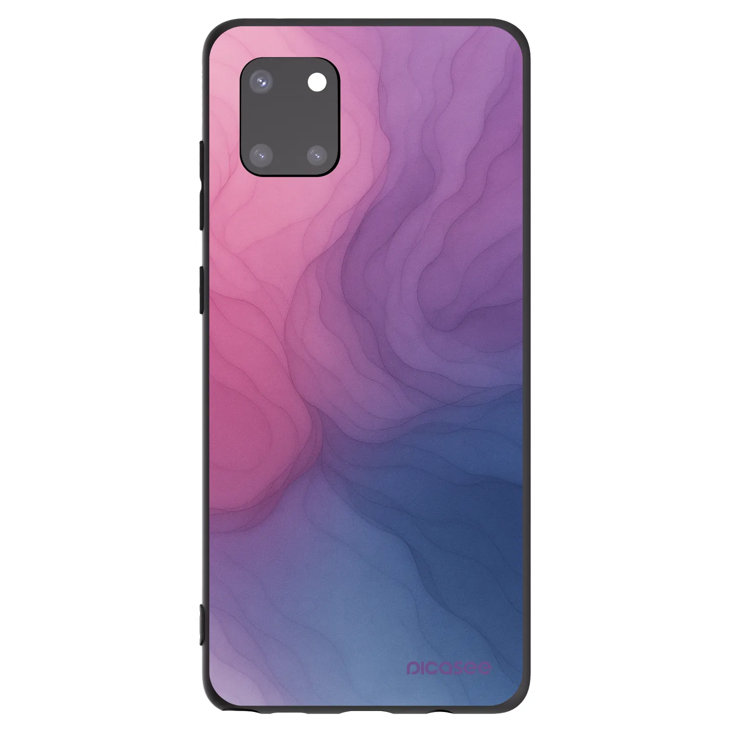 Picasee Samsung Galaxy Note 10 Lite N770F Hülle - Schwarzes Silikon - Silk