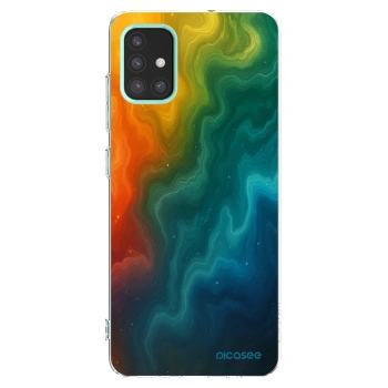 Picasee Samsung Galaxy M31s Hülle - Transparentes Silikon - Solar