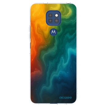Picasee Motorola Moto G9 Play Hülle - Transparentes Silikon - Solar