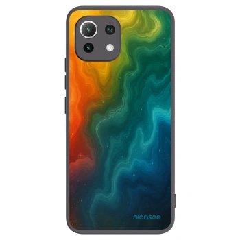 Picasee Xiaomi 11 Lite 5G NE Hülle - Schwarzes Silikon - Solar